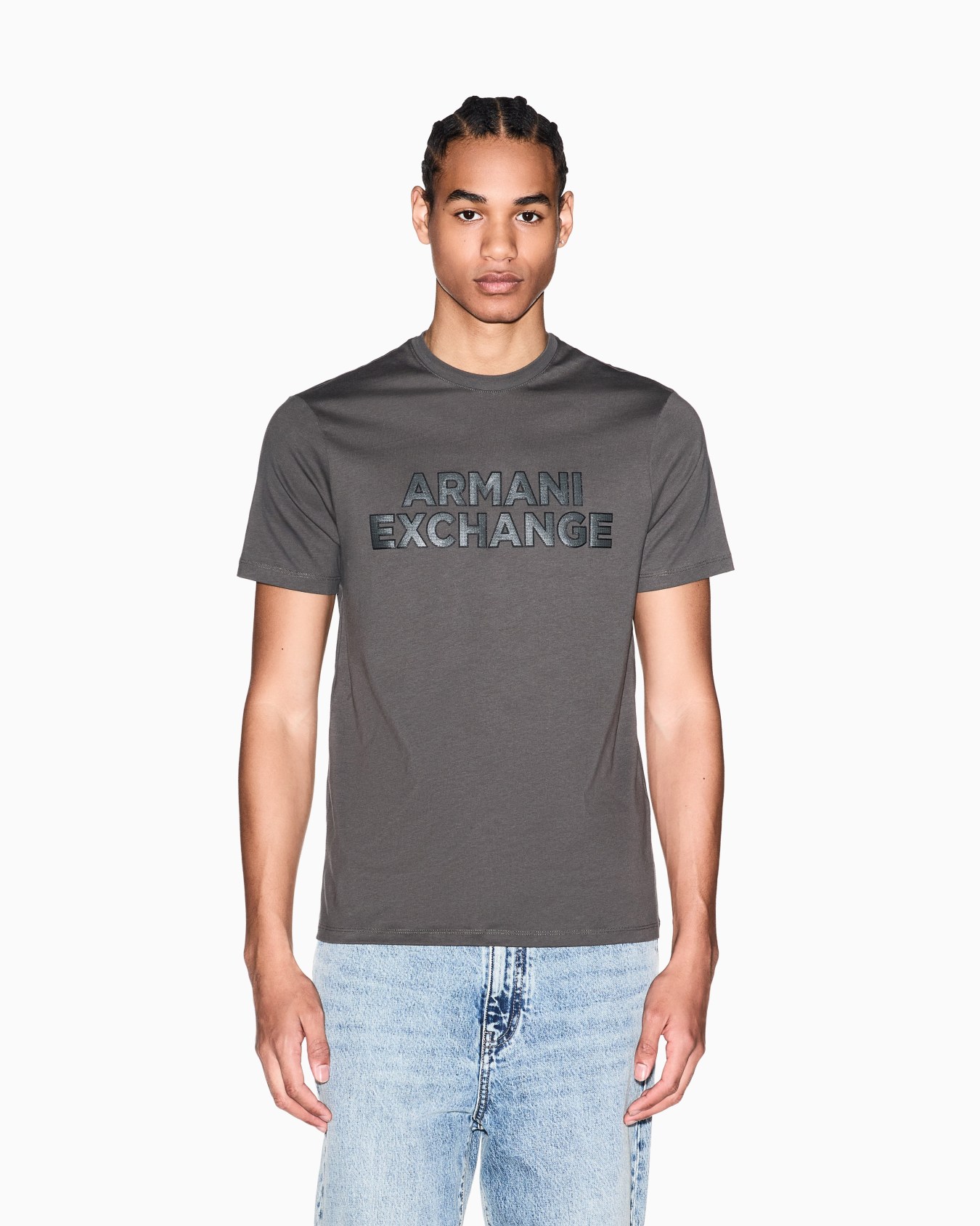 Slim fit Cotton T-shirt Slide 3