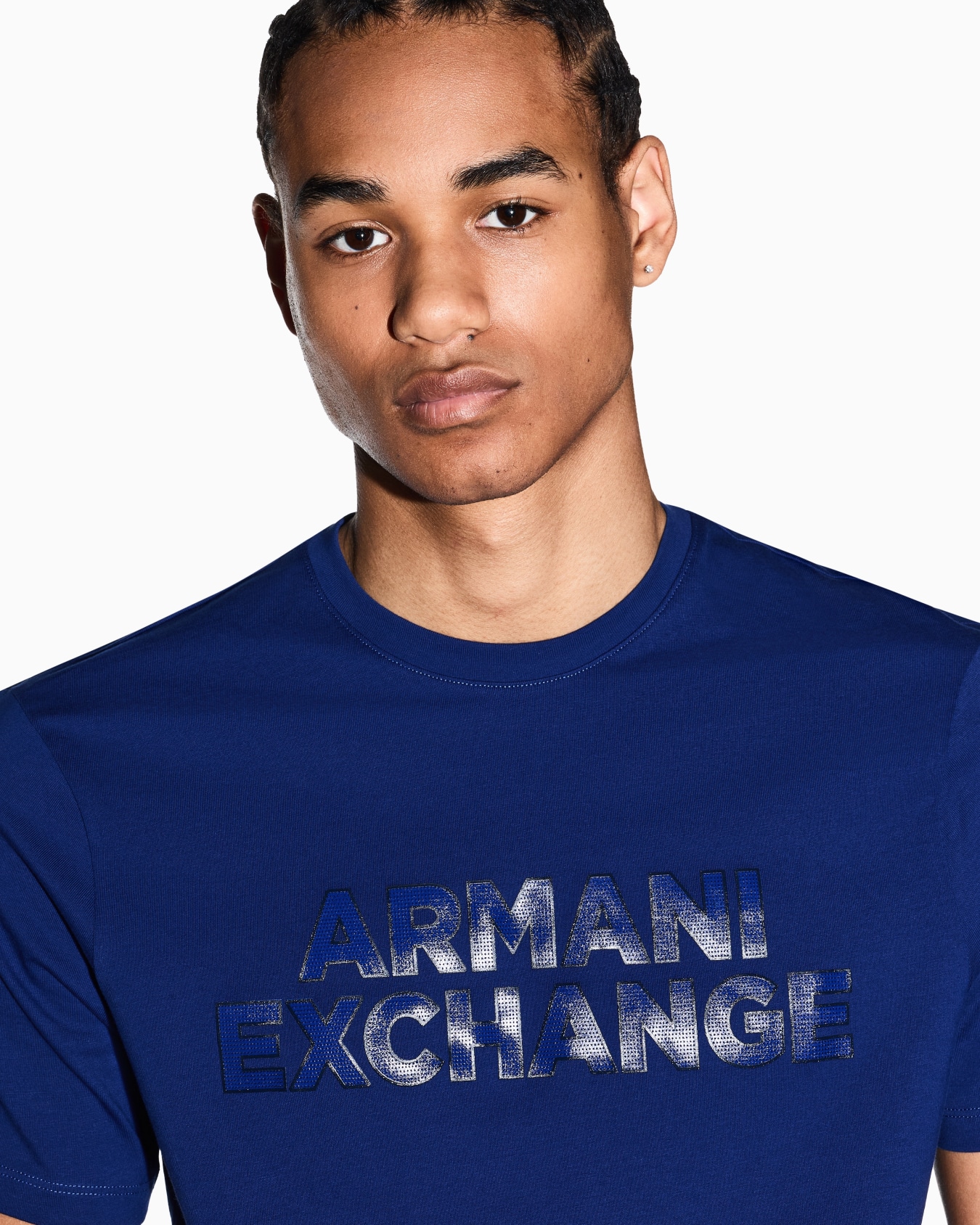 Slim fit Cotton T-shirt Slide 4