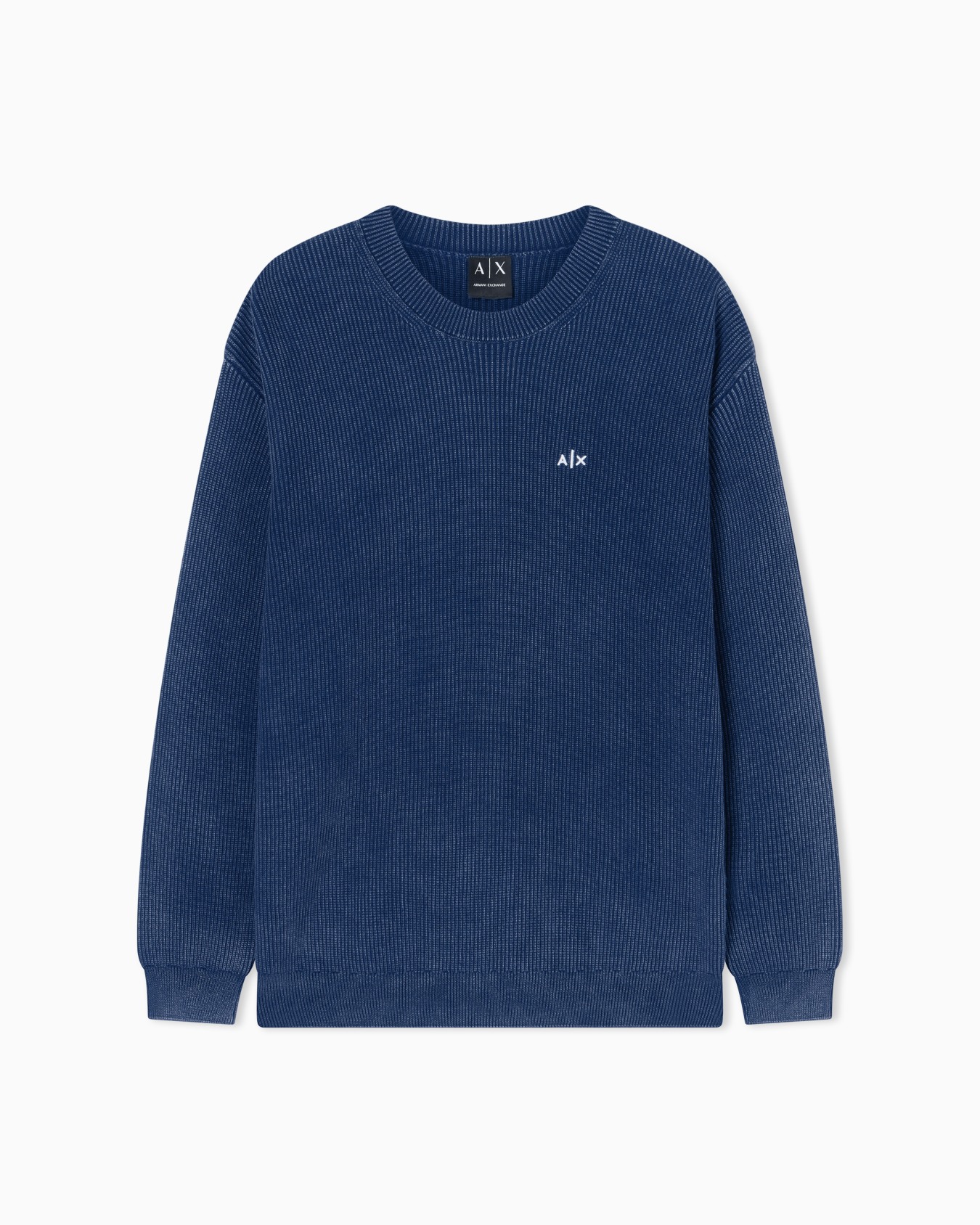 AXロゴ コットン ニットプルオーバー スライドする 0