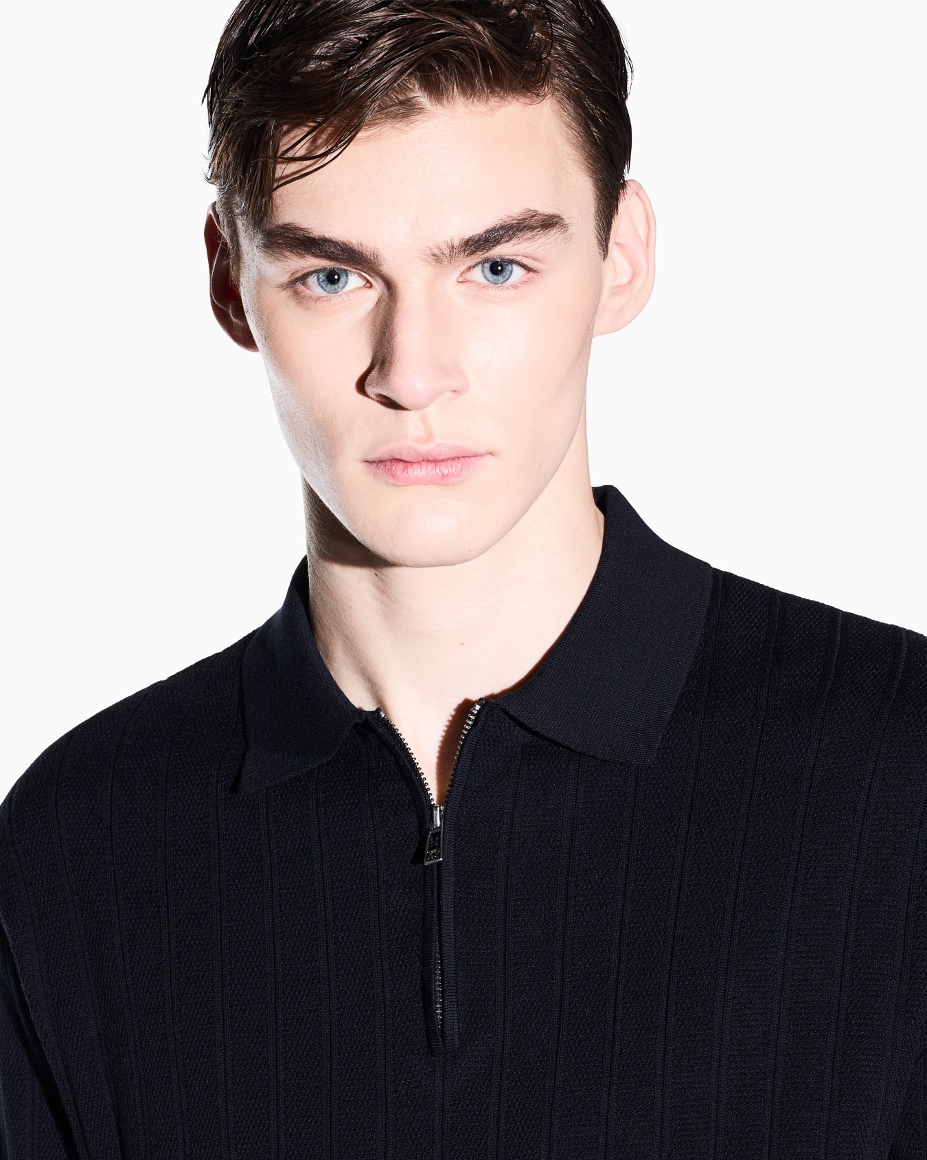 Essential Cotton Knit Polo Shirt Slide 4