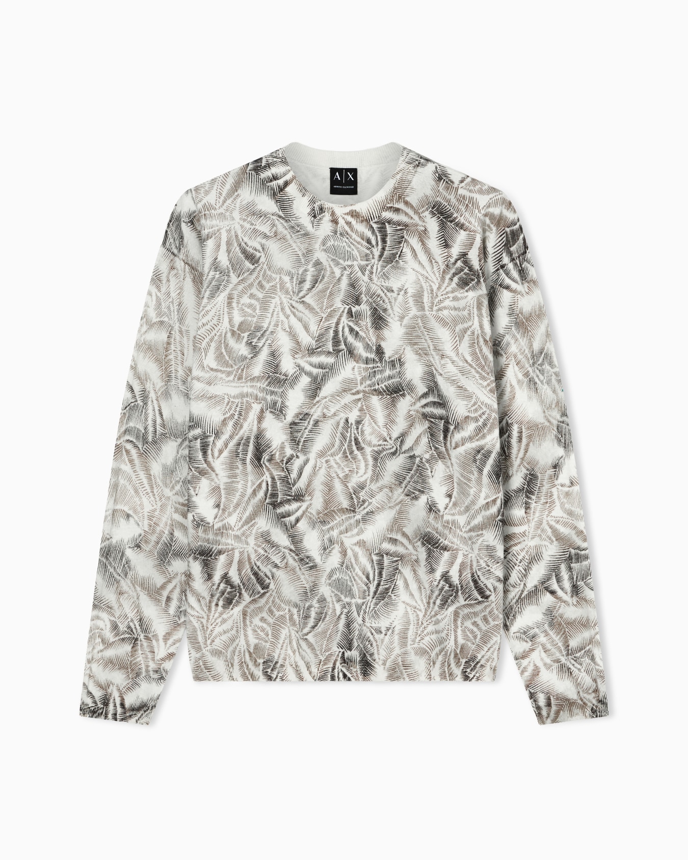 Crewneck Sweater in Basic Lightweight Cotton Diapositive 0