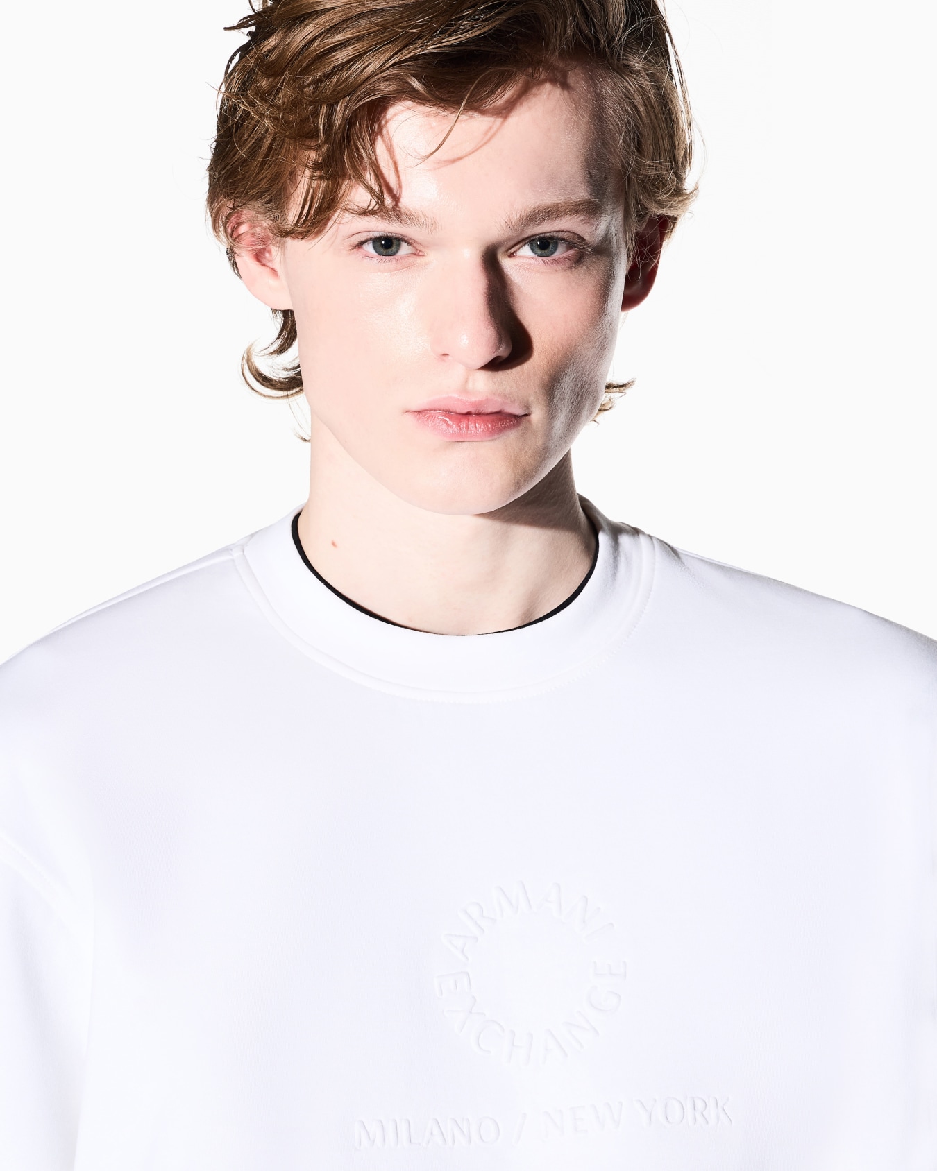 Stretch Bonded Cotton Sweatshirt Slide 4