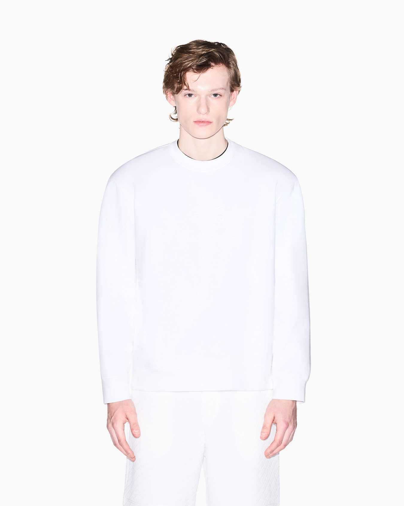 Stretch Bonded Cotton Sweatshirt Slide 2