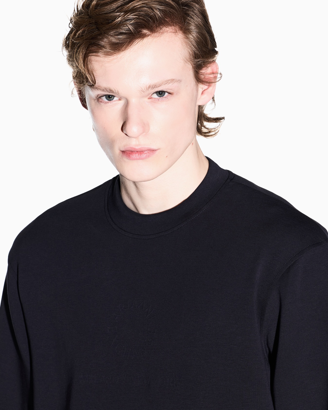 Stretch Bonded Cotton Sweatshirt Slide 4