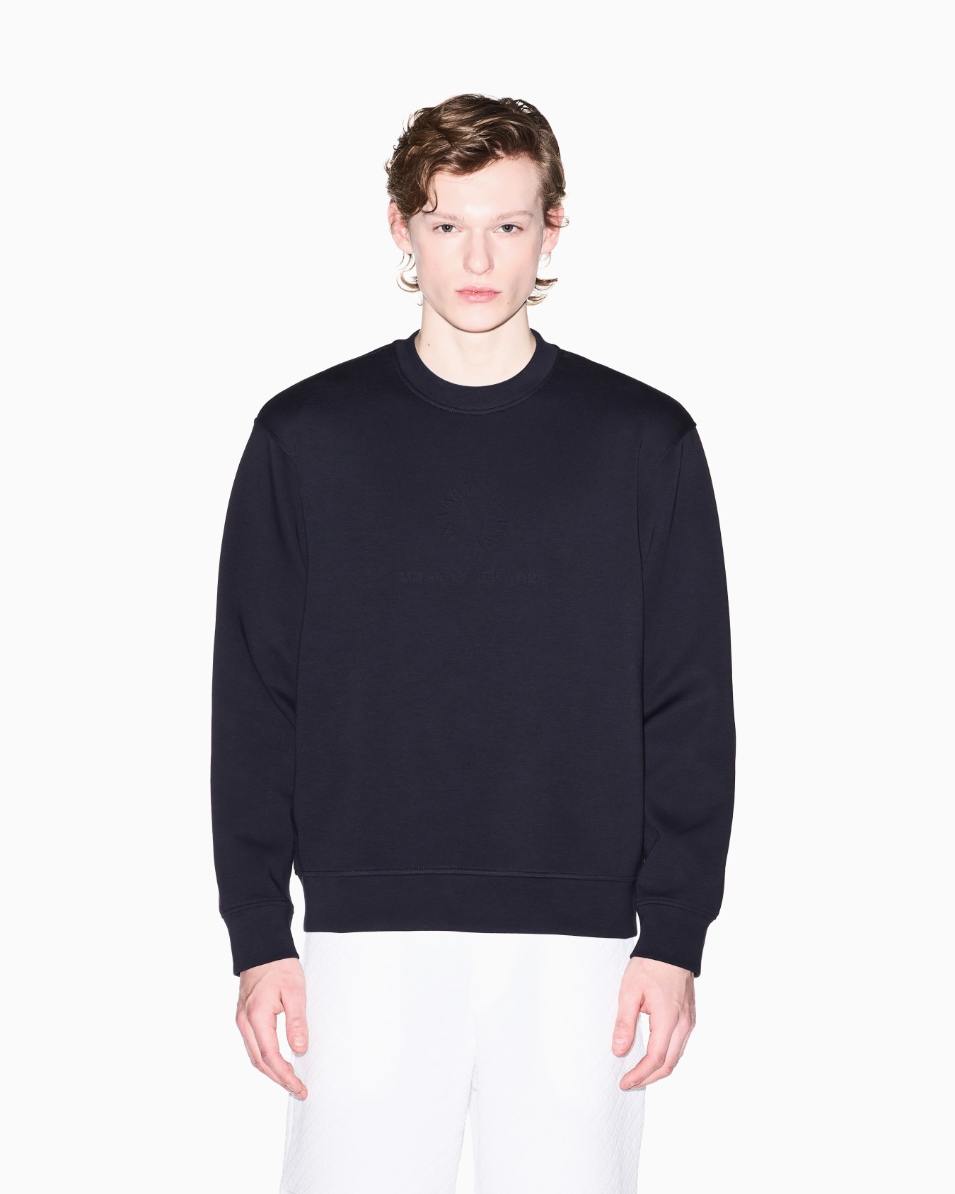 Stretch Bonded Cotton Sweatshirt Slide 2