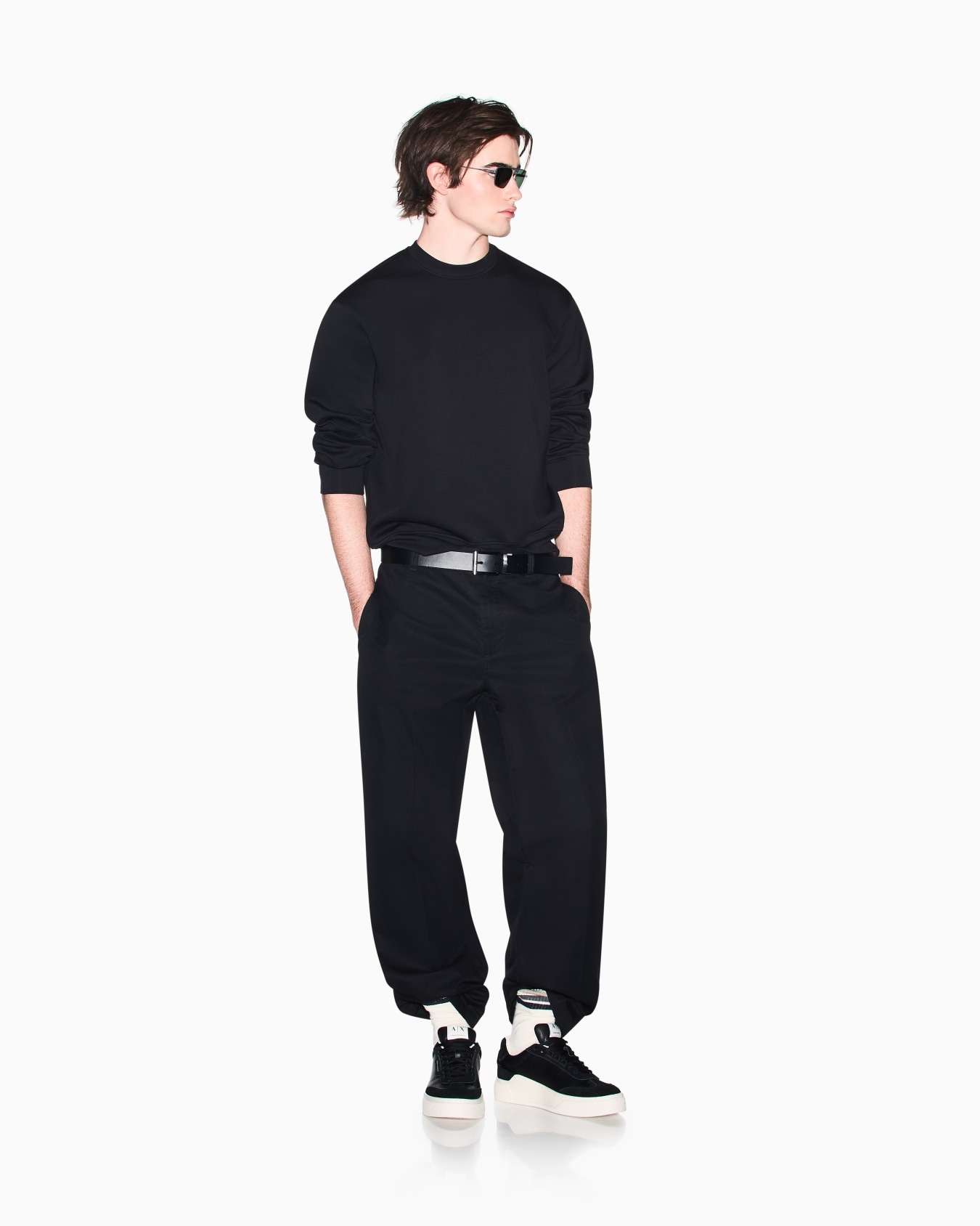 Stretch Bonded Cotton Sweatshirt Diapositive 1