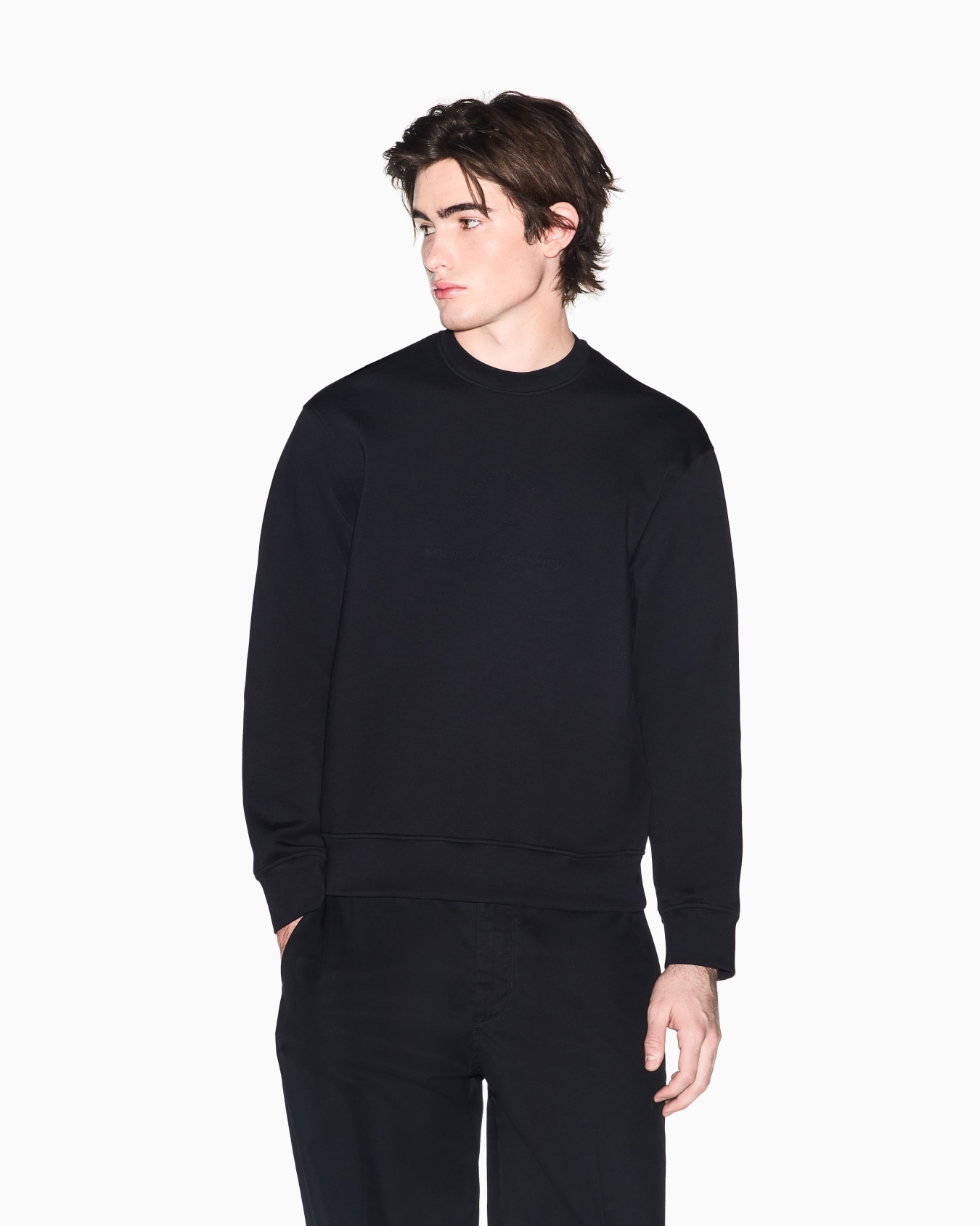 Stretch Bonded Cotton Sweatshirt Diapositive 3