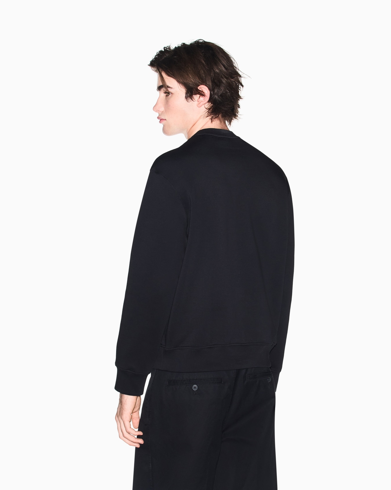 Stretch Bonded Cotton Sweatshirt Diapositive 2