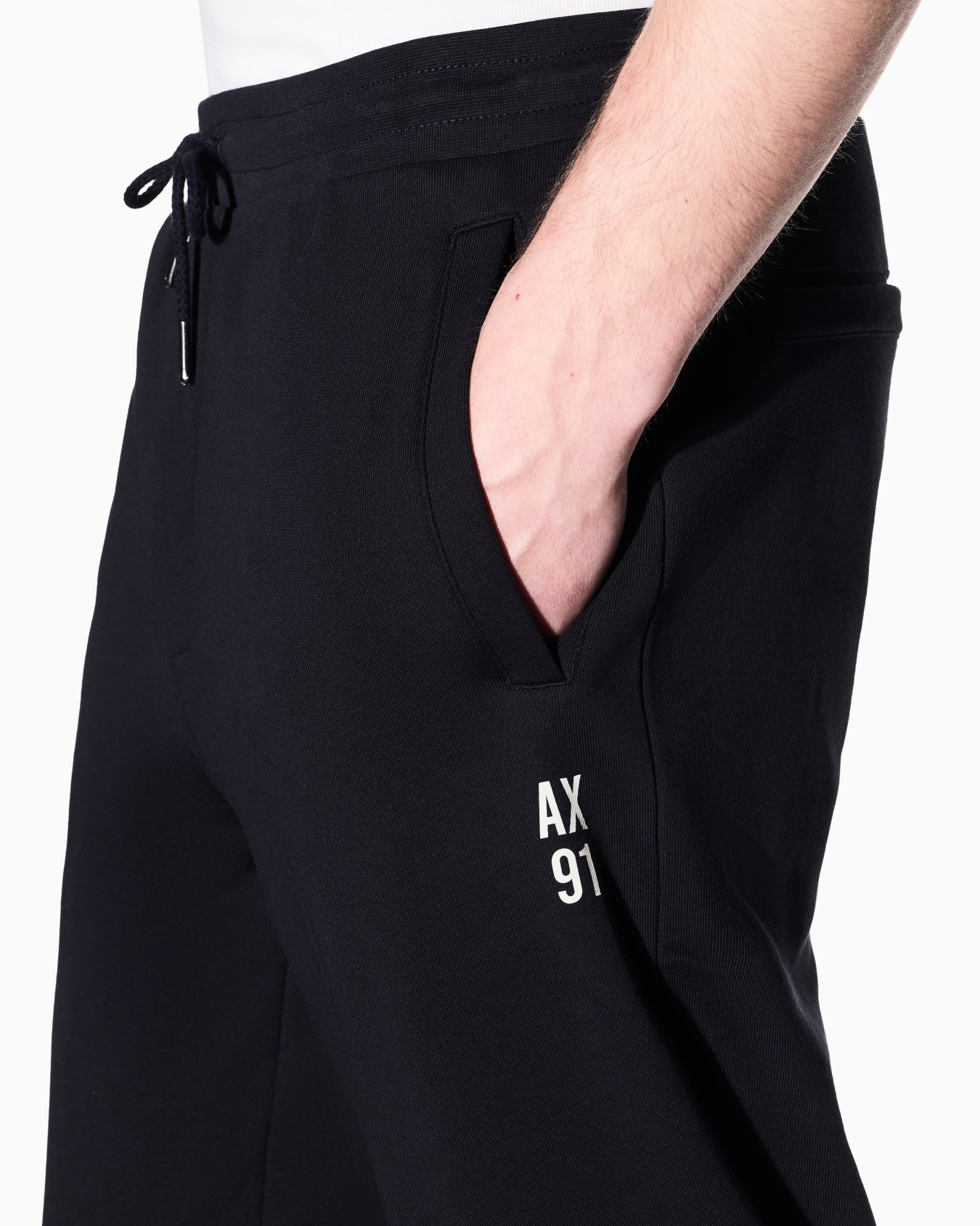 Sweatpants diagonali in cotone comfort fit Slide 4