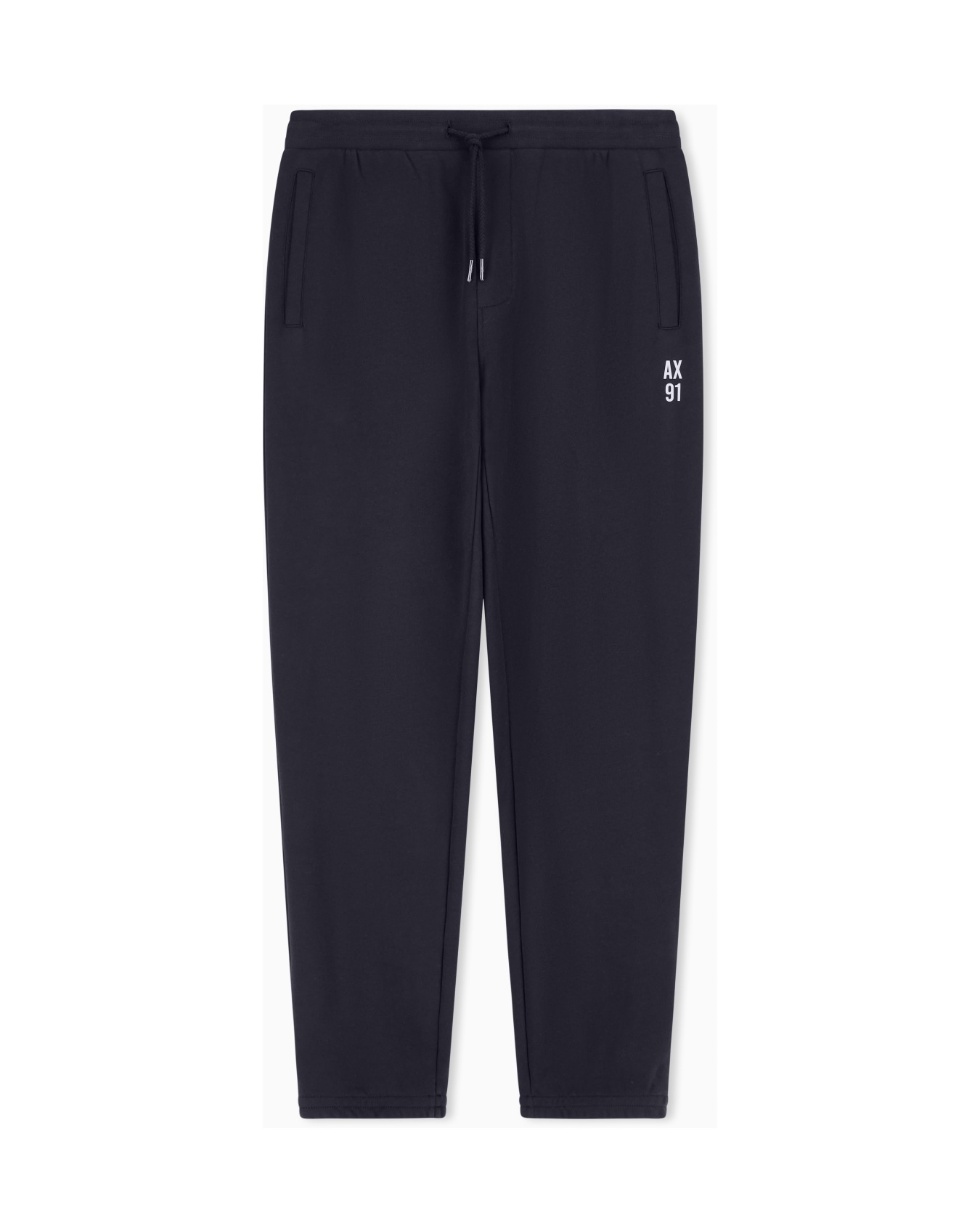 Sweatpants diagonali in cotone comfort fit Slide 0