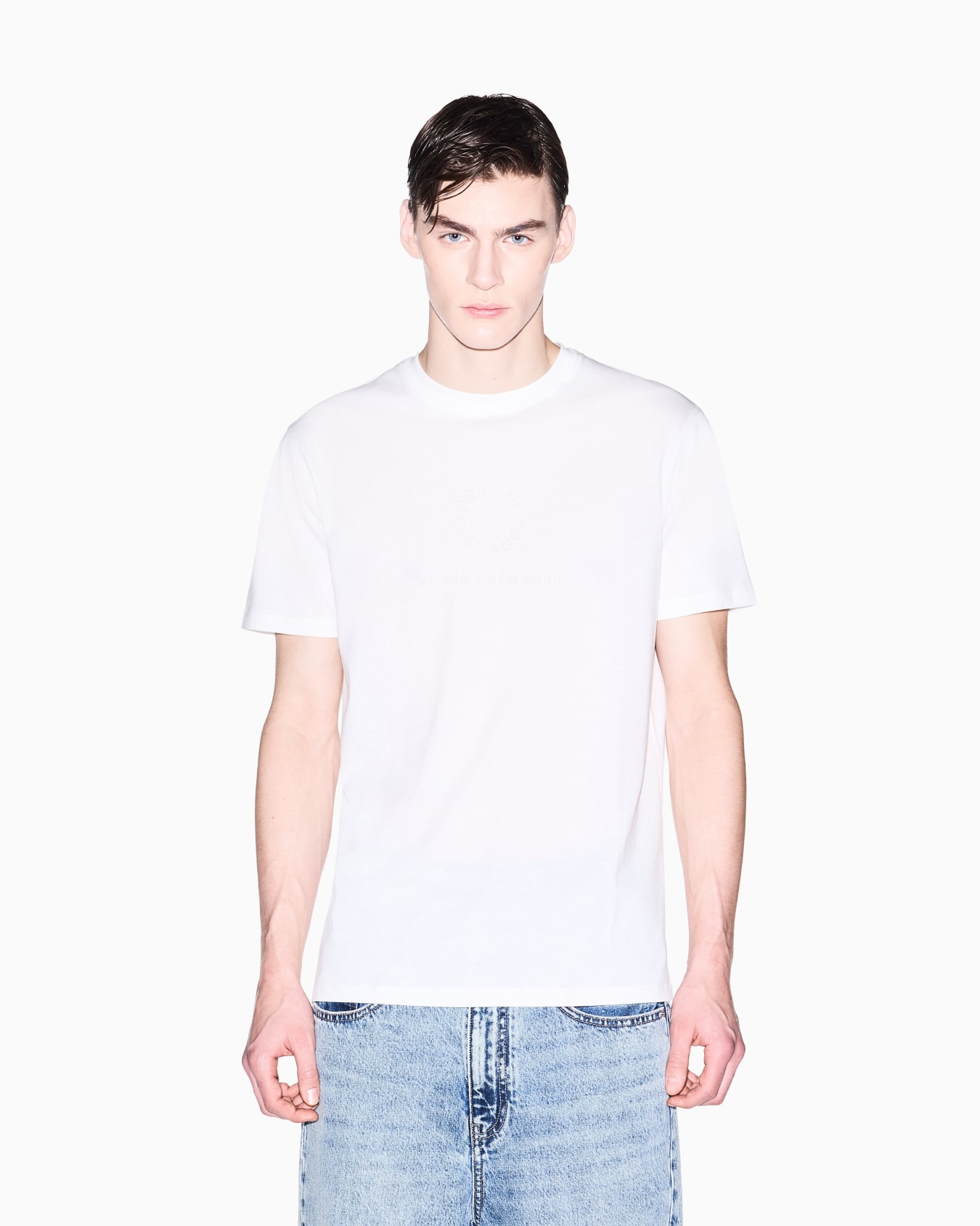 Regular Fit T-shirt in basic Cotton Jersey Slide 3
