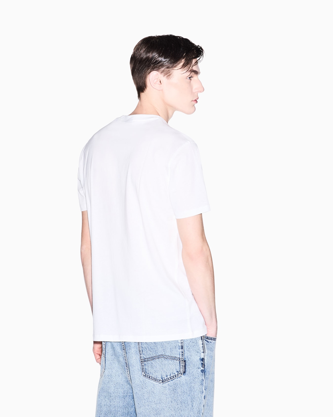 Regular Fit T-shirt in basic Cotton Jersey Slide 2