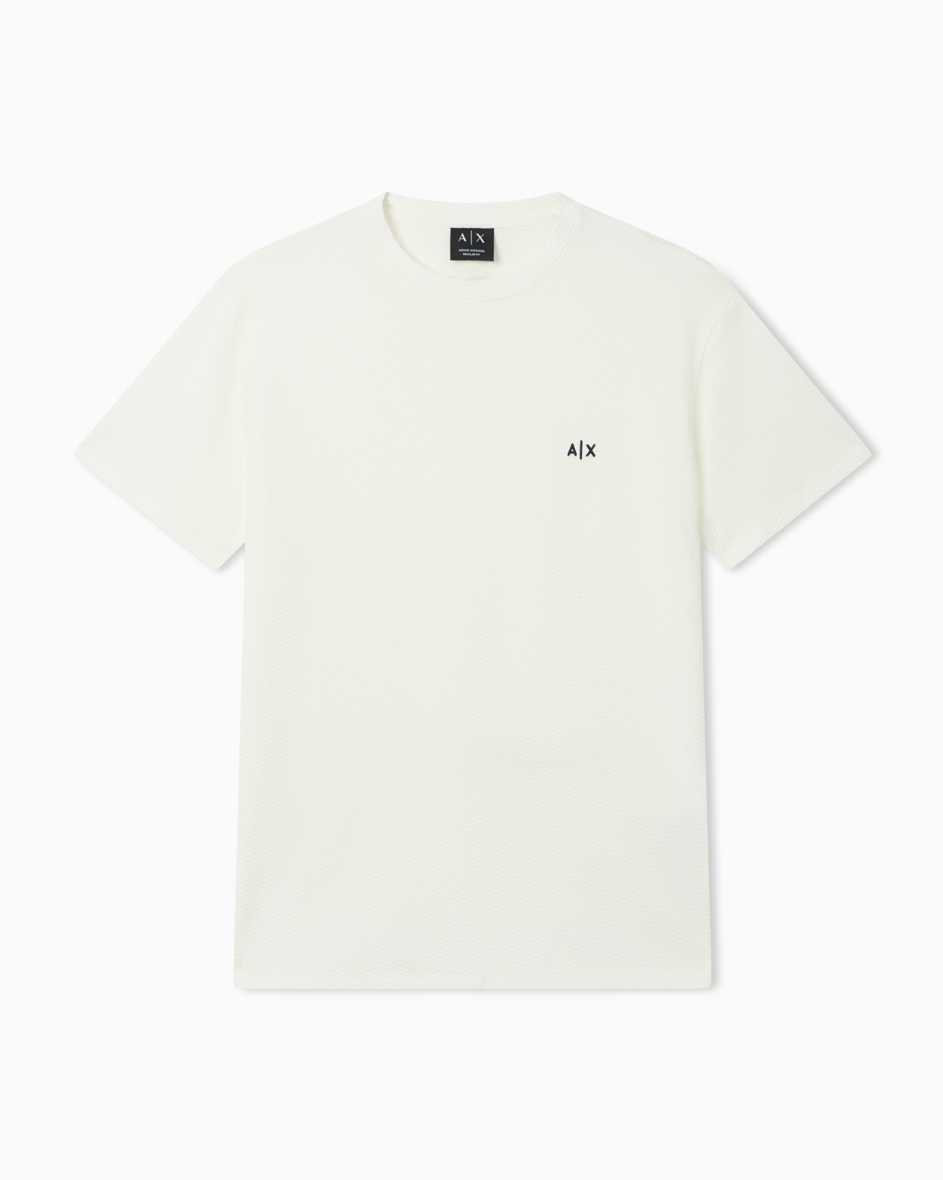 AXロゴ ワッフルエフェクト レギュラーフィット 半袖クルーネックTシャツ スライドする 0