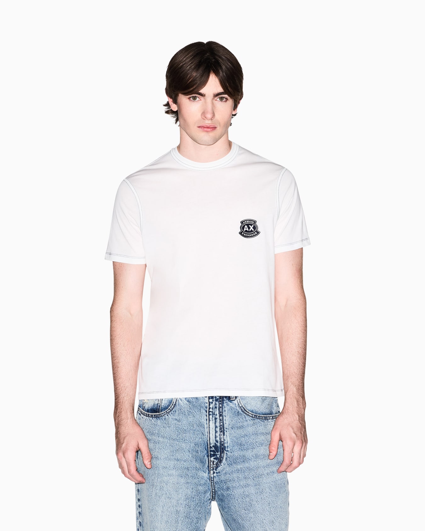 Slim fit Cotton T-shirt Slide 3
