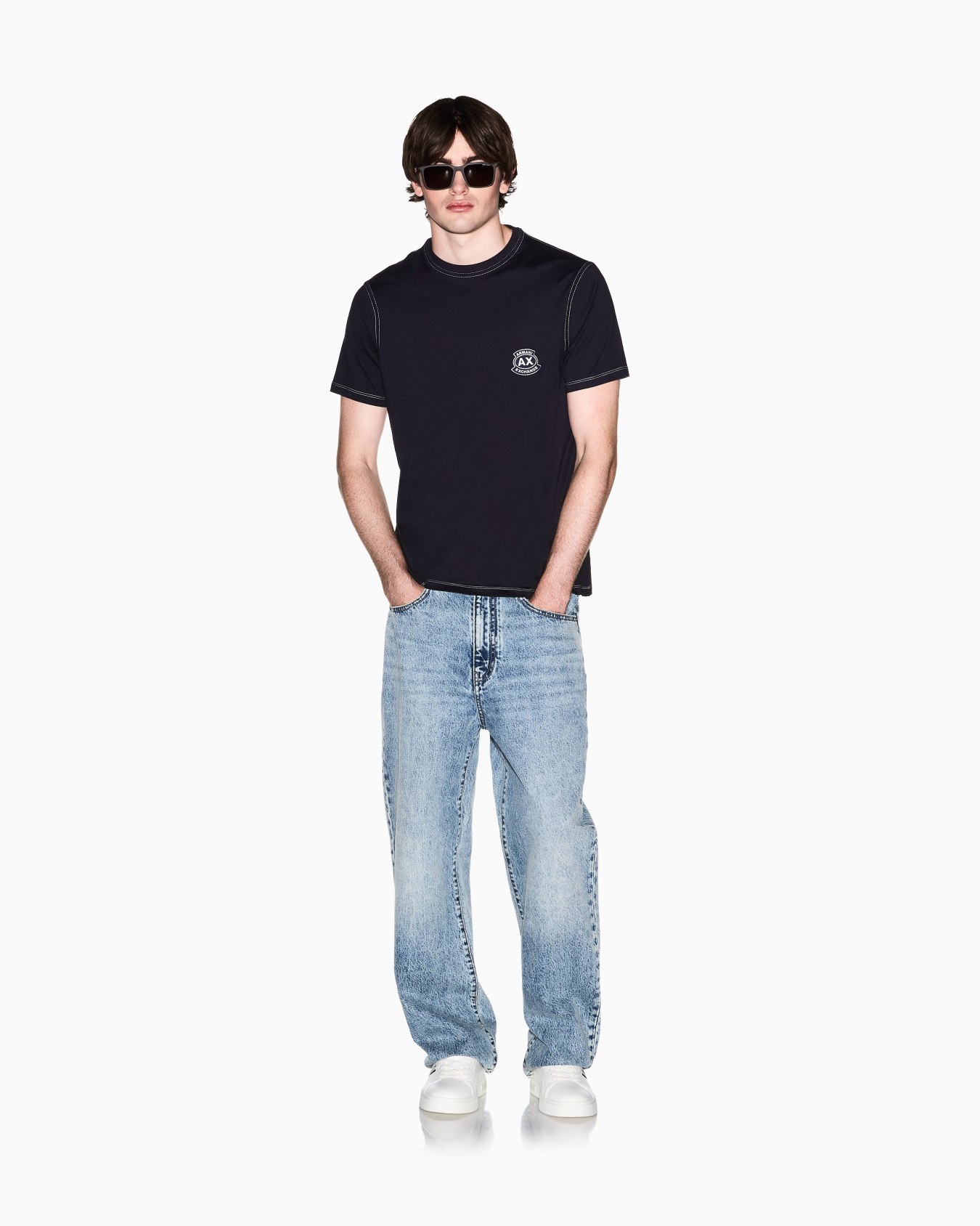 Slim fit Cotton T-shirt Slide 1