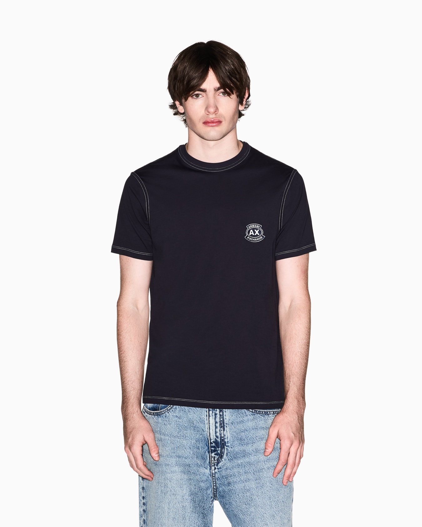 Slim fit Cotton T-shirt Slide 3