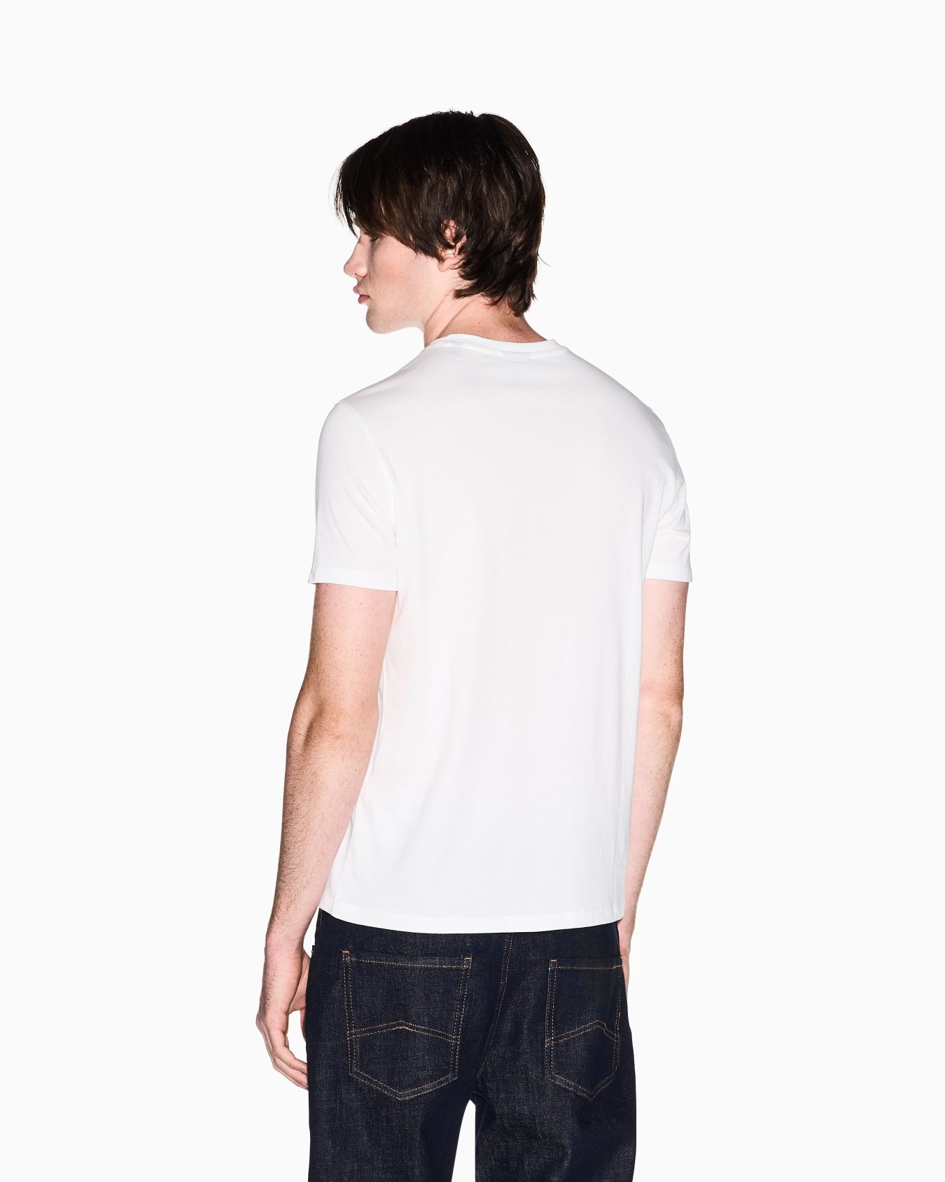 Slim-Fit T-shirt in Cotton Jersey Diapositiva 2