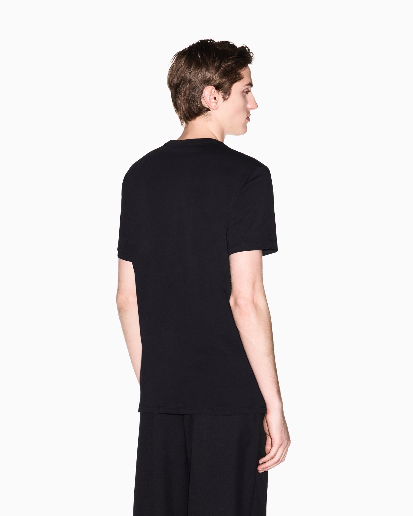 Slim-Fit T-shirt in Cotton Jersey Slide 3