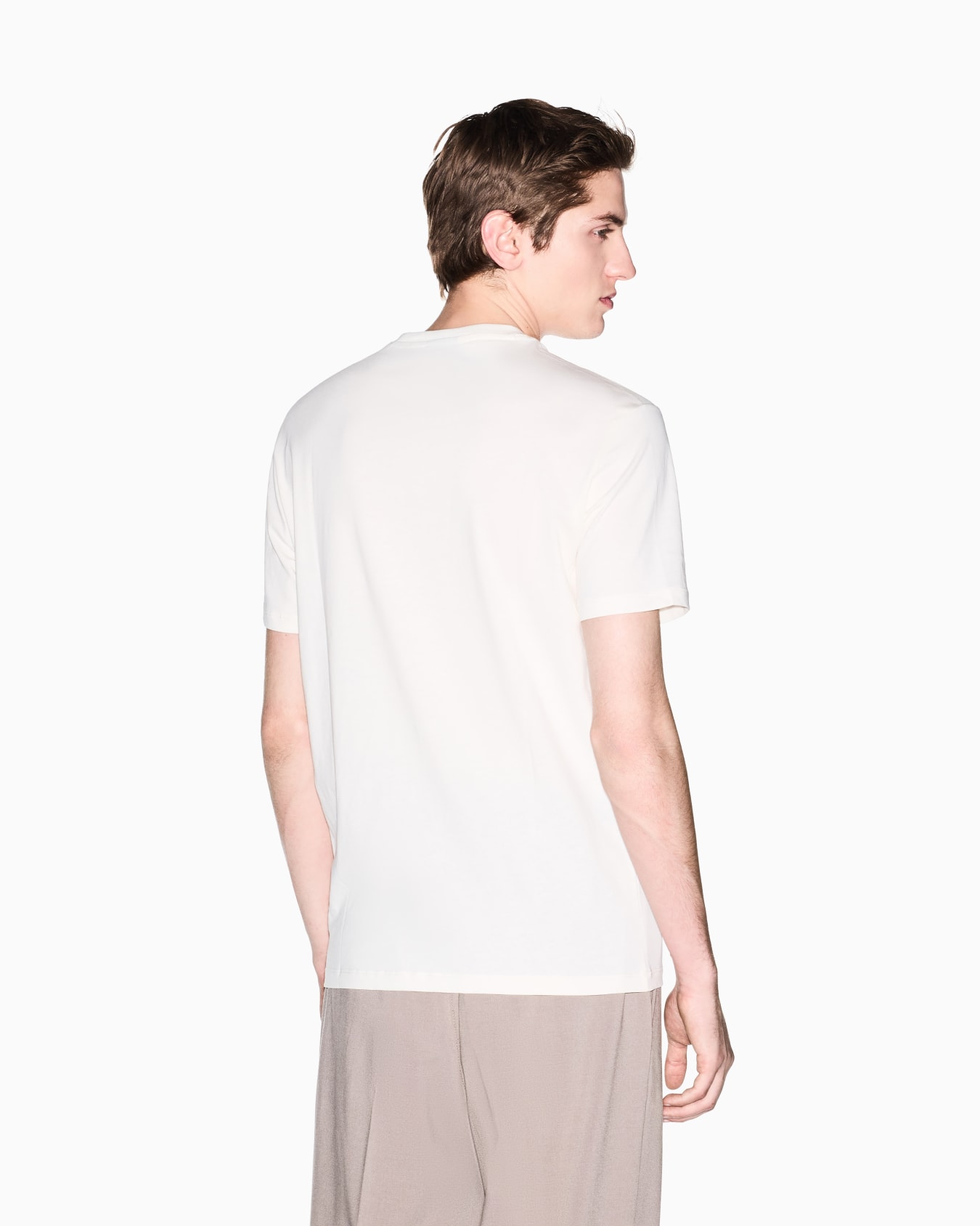 Slim fit Cotton T-shirt Slide 3