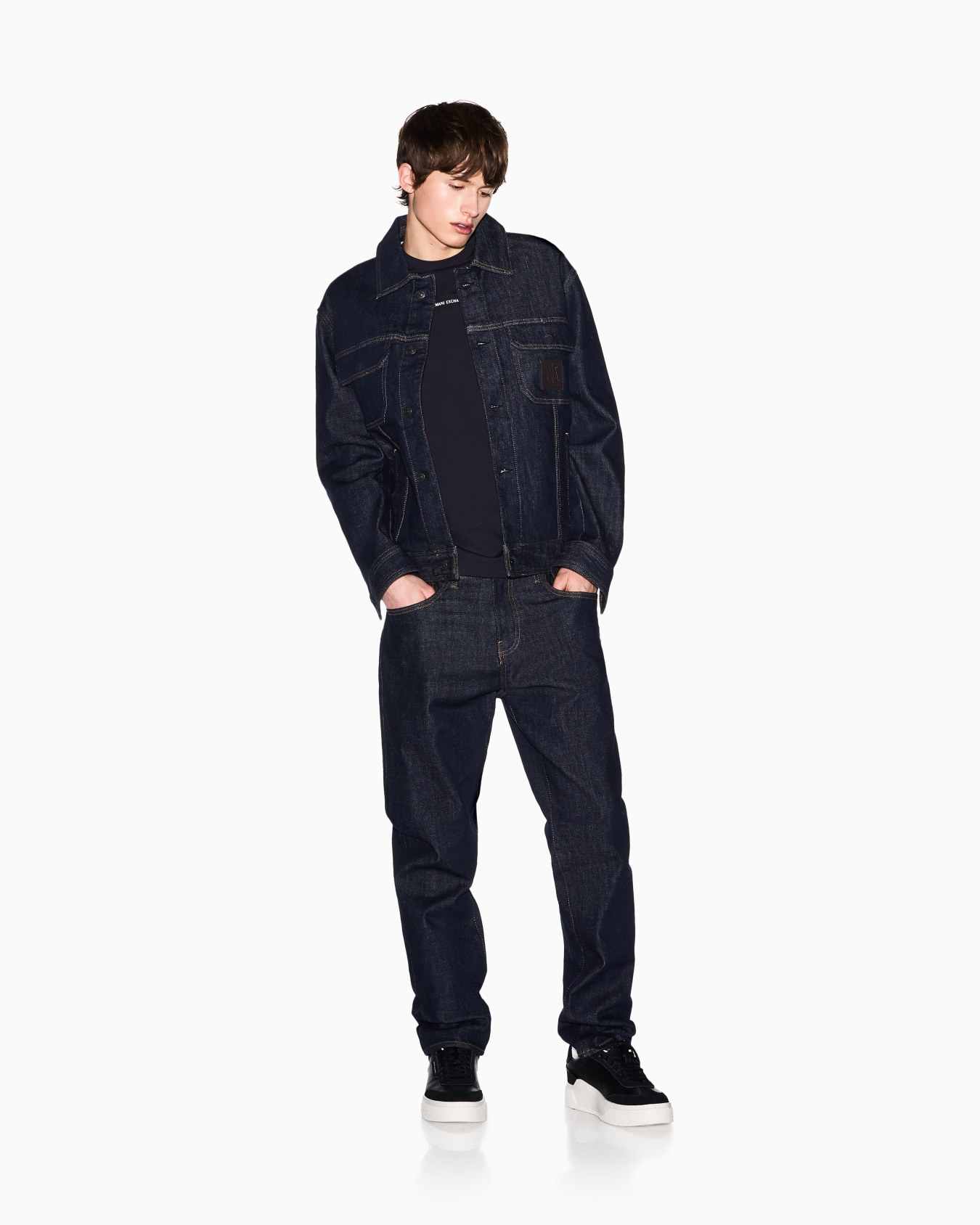 Slim fit Cotton T-shirt Slide 1