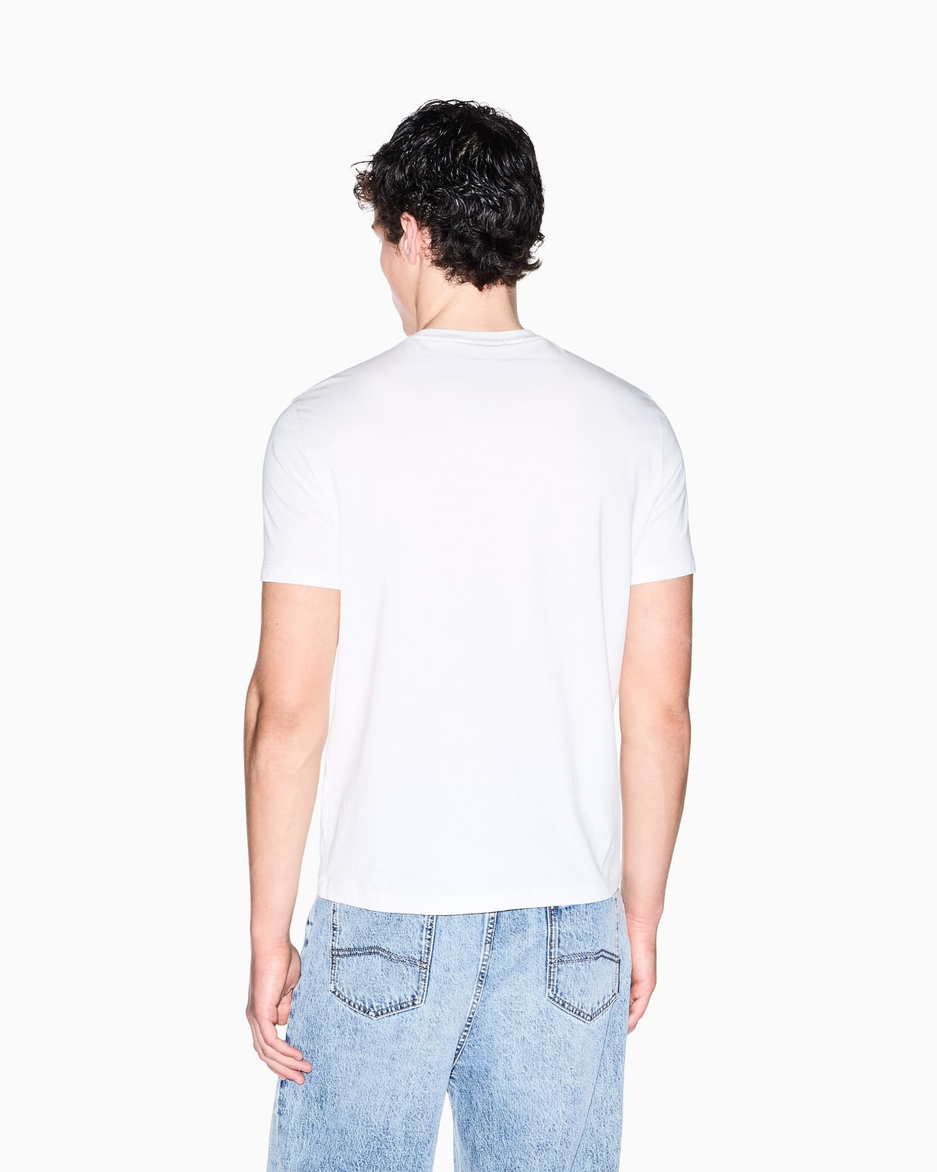 T-shirt in cotone con stampa logo Slide 5