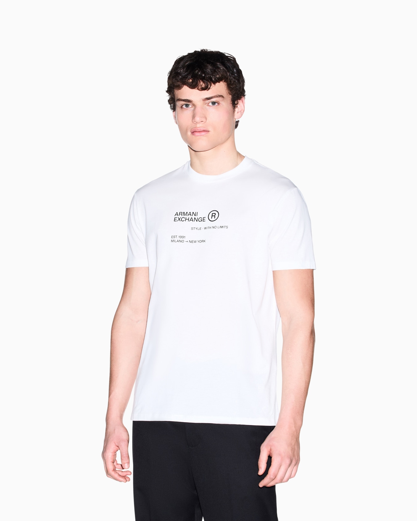 バックプリント レギュラーフィット 半袖クルーネックTシャツ スライドする 2