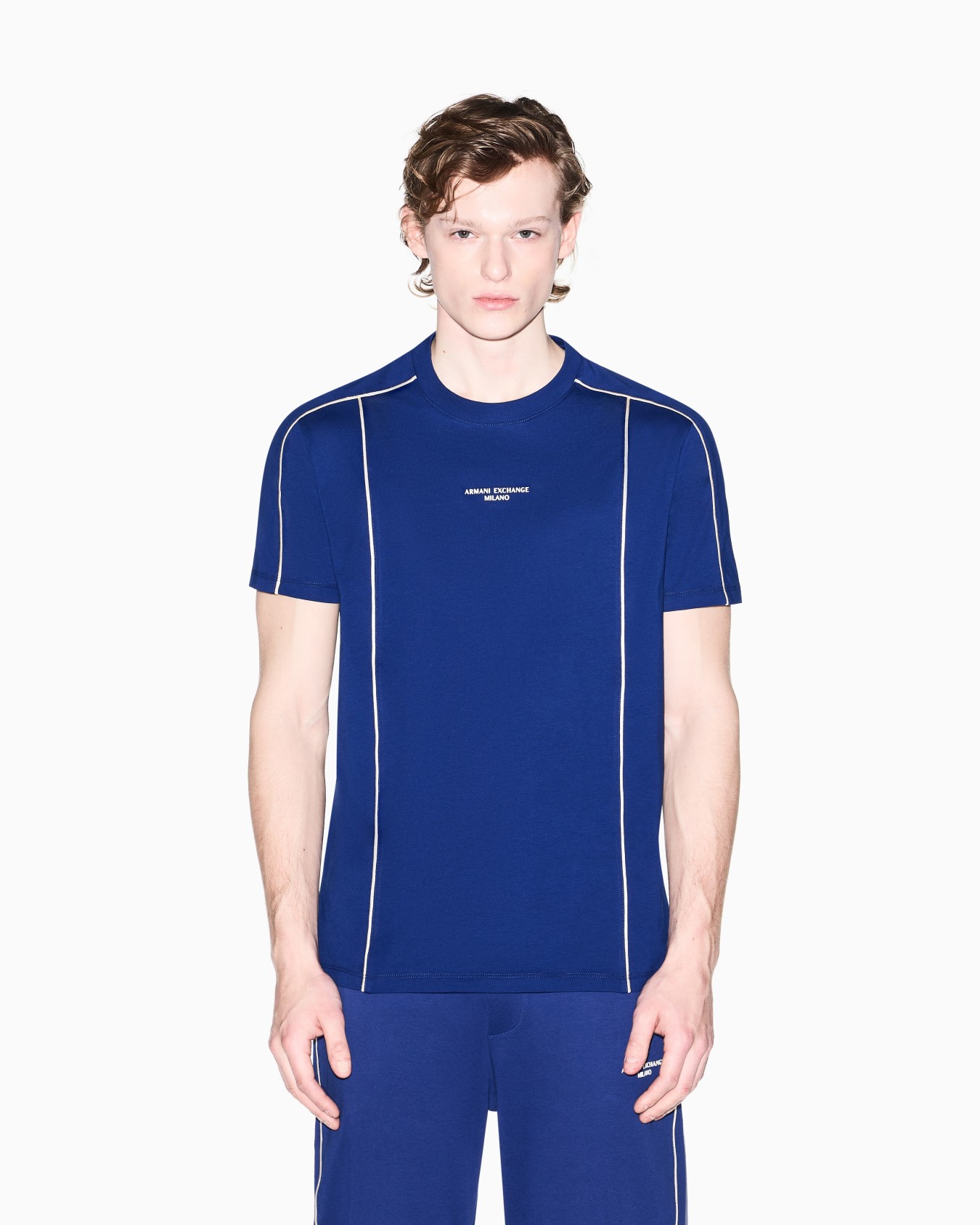 Regular Fit T-shirt in basic Cotton Jersey Slide 2