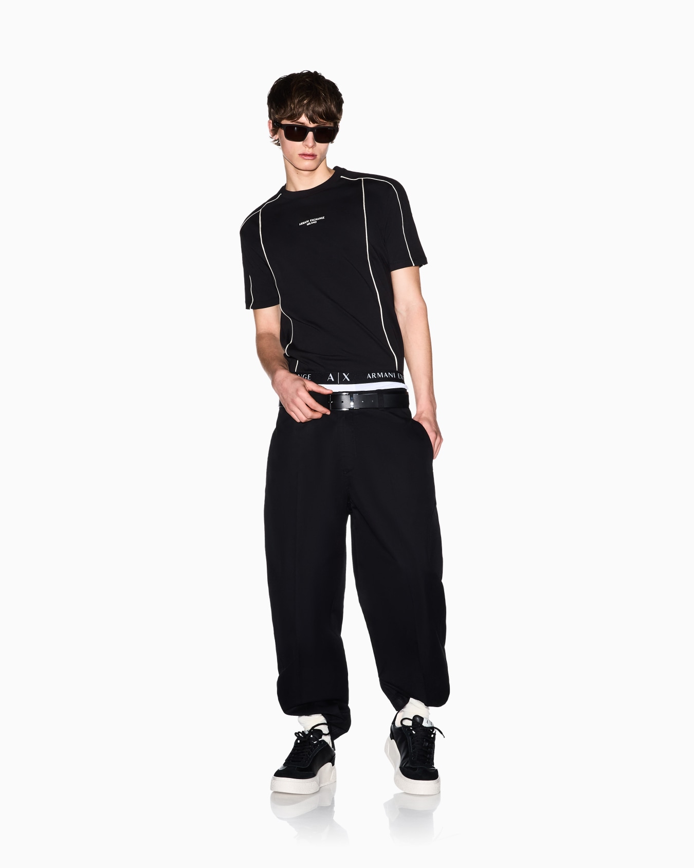 Regular Fit T-shirt in basic Cotton Jersey Slide 1