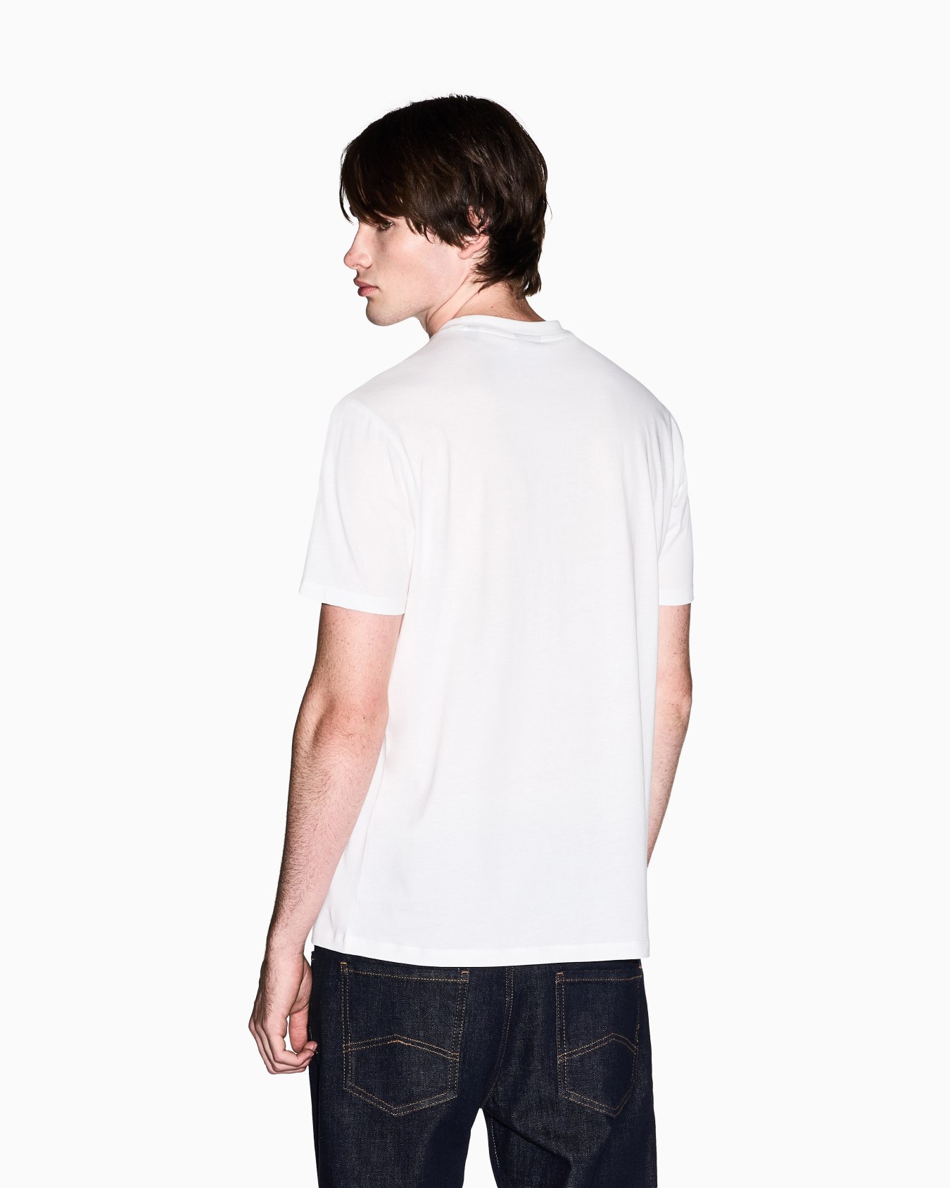 Regular Fit T-shirt in Classic Cotton Jersey Slide 2