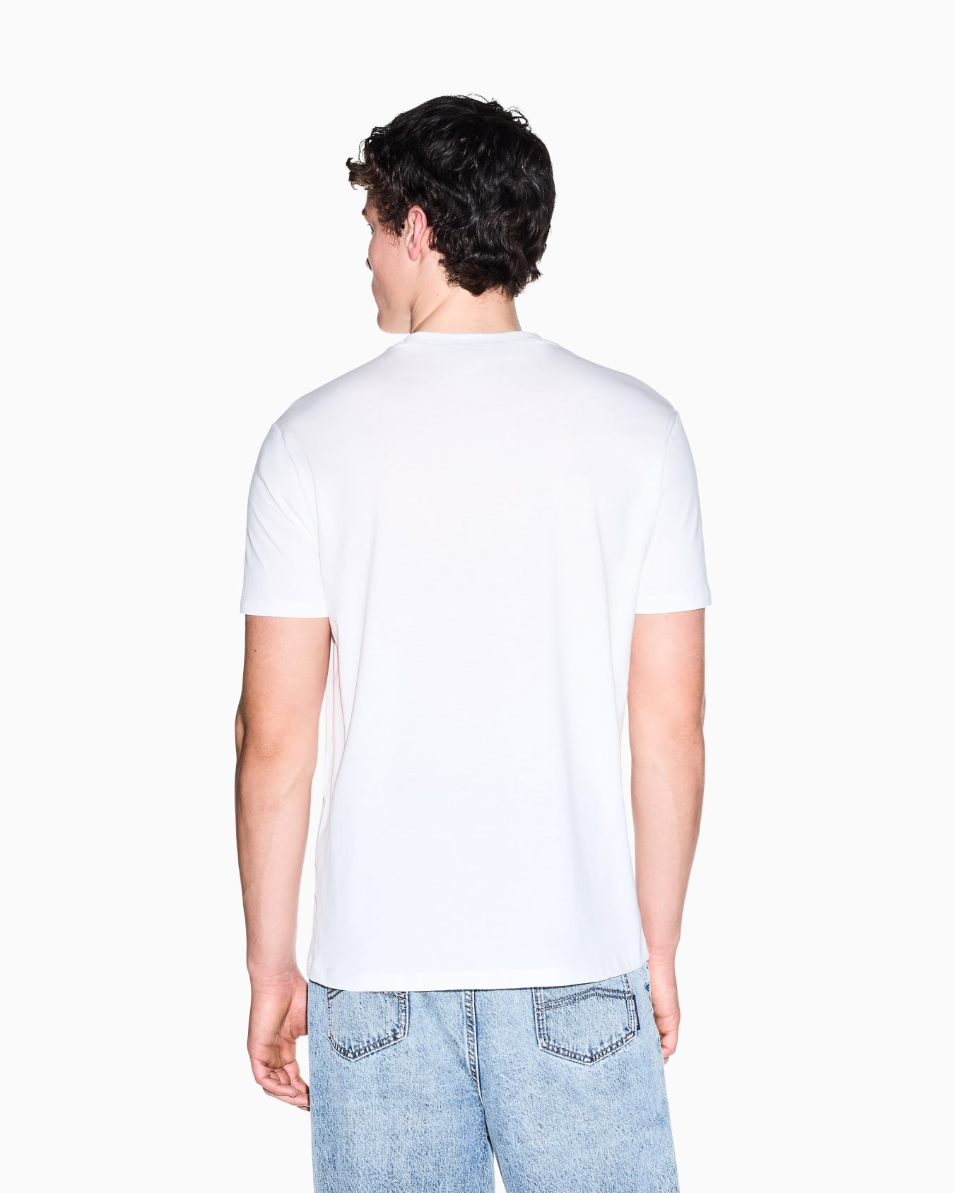 Regular Fit T-shirt in Classic Cotton Jersey Diapositive 3
