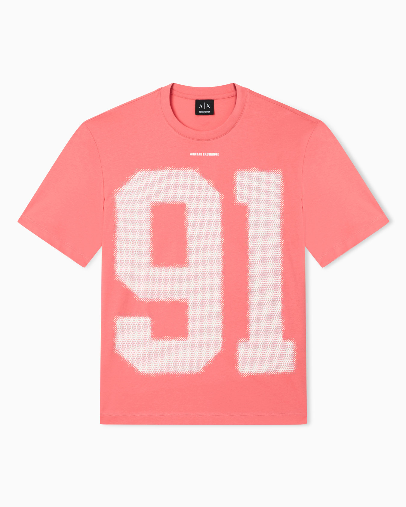 91ロゴ レギュラープラスフィット 半袖クルーネックTシャツ スライドする 0