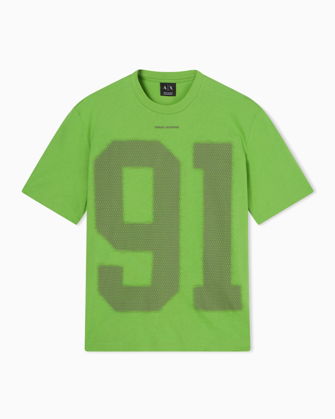 91ロゴ レギュラープラスフィット 半袖クルーネックTシャツ スライドする 0