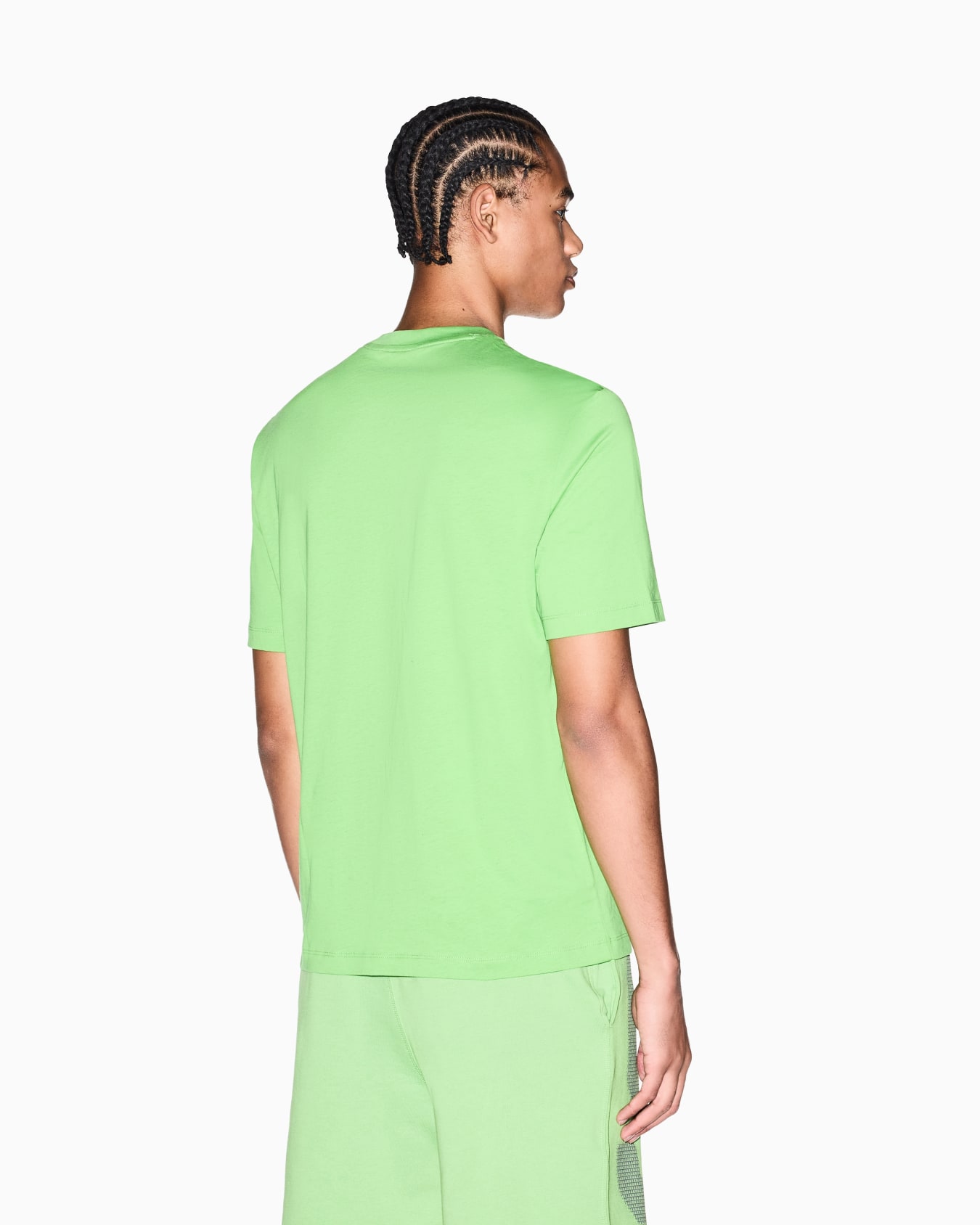 91ロゴ レギュラープラスフィット 半袖クルーネックTシャツ スライドする 2