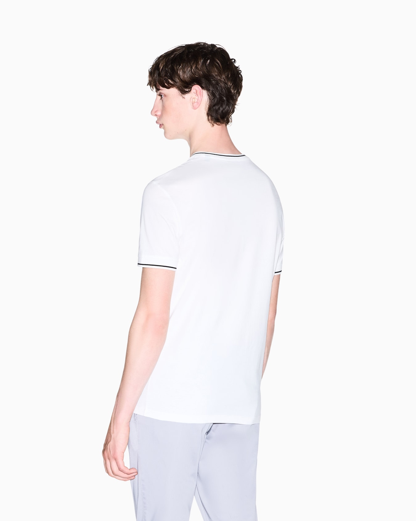 Slim Fit T-shirt in Cotton Jersey Slide 3