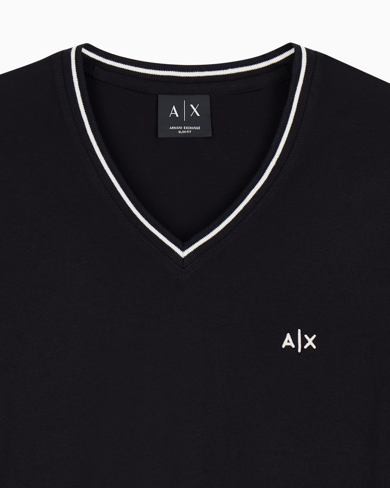  Slim Fit T-shirt in Cotton Jersey Diapositive 2