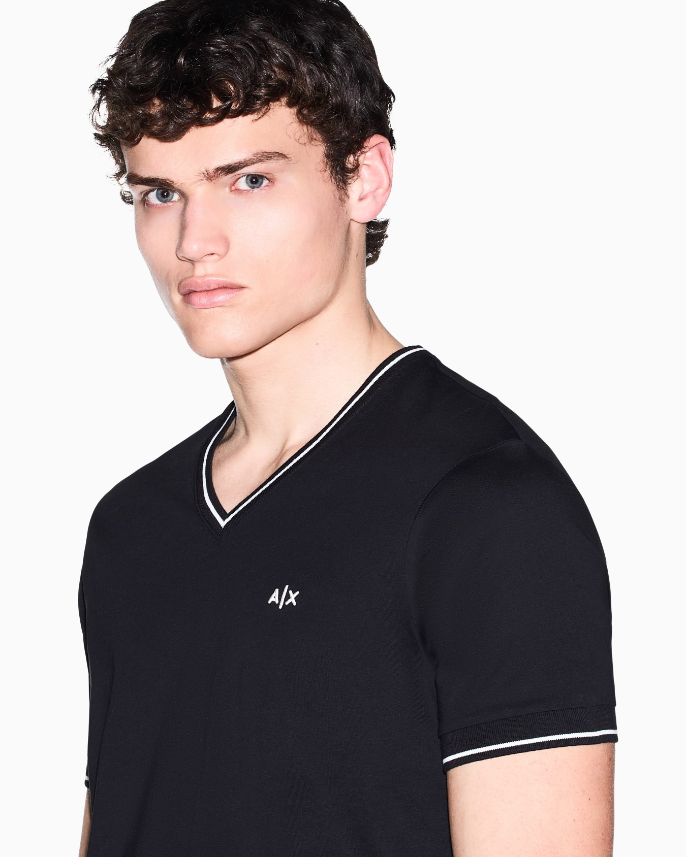  Slim Fit T-shirt in Cotton Jersey Diapositive 5