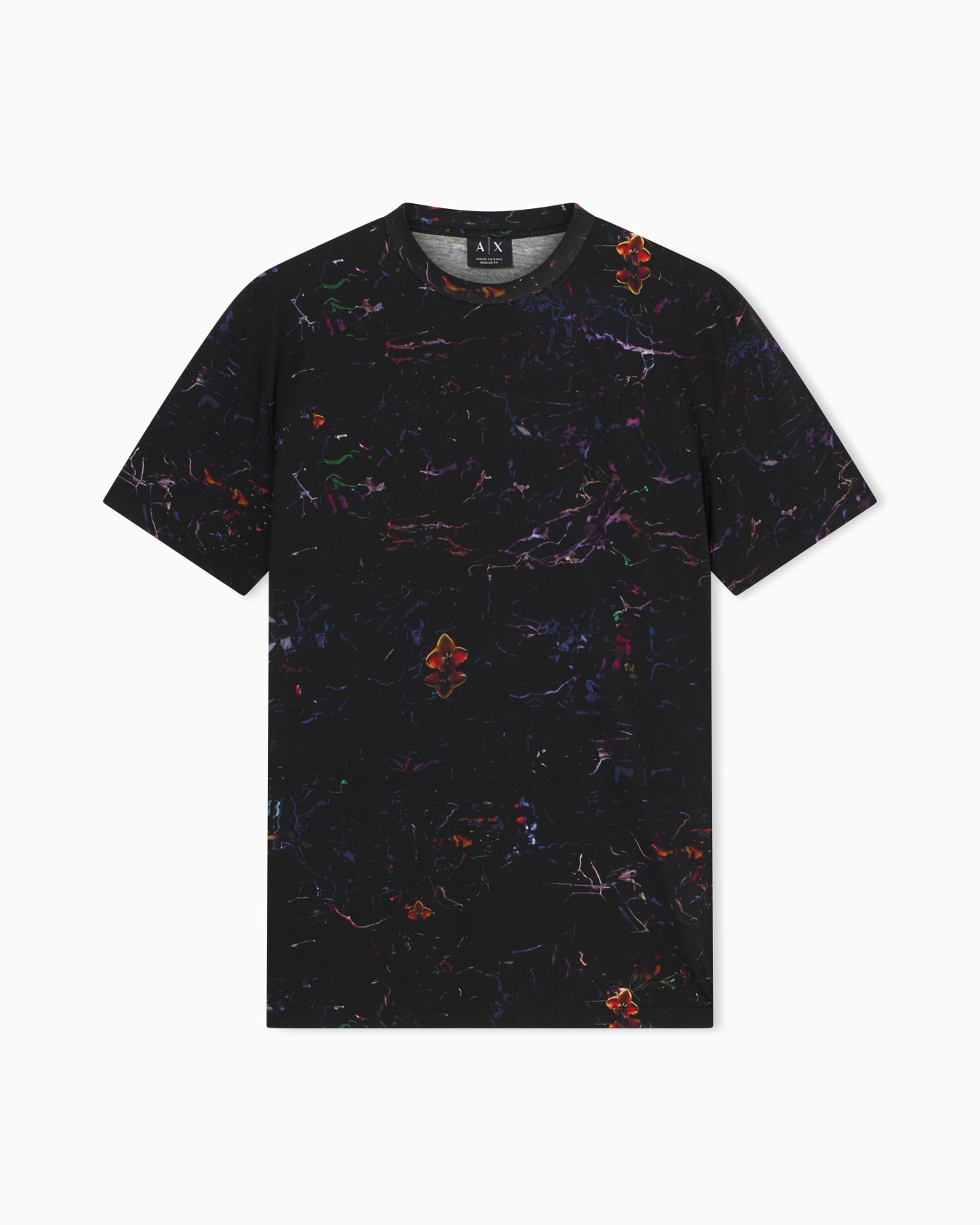 オールオーバープリント レギュラーフィット 半袖クルーネックTシャツ スライドする 0