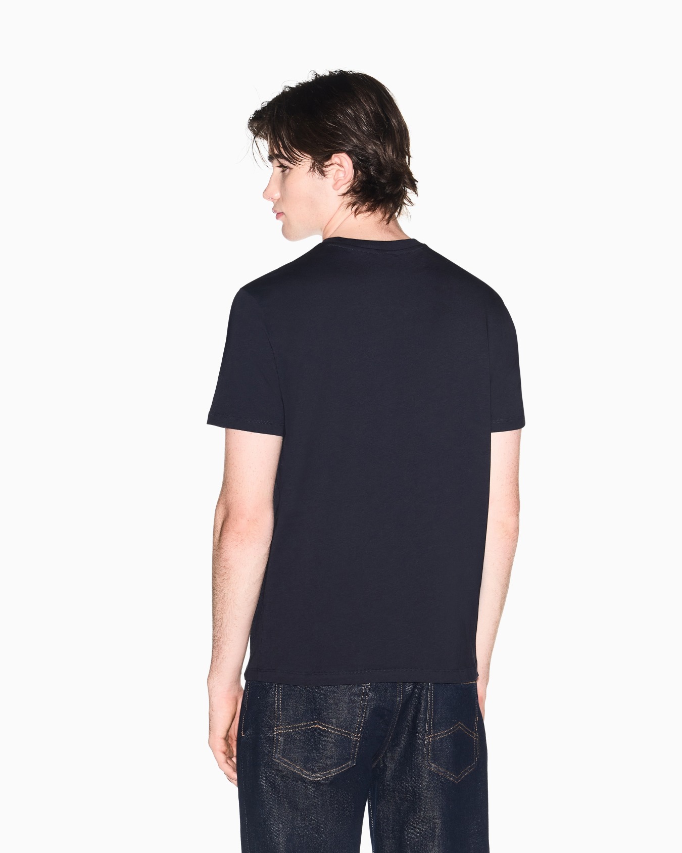 デグラデロゴ 半袖クルーネックTシャツ スライドする 2