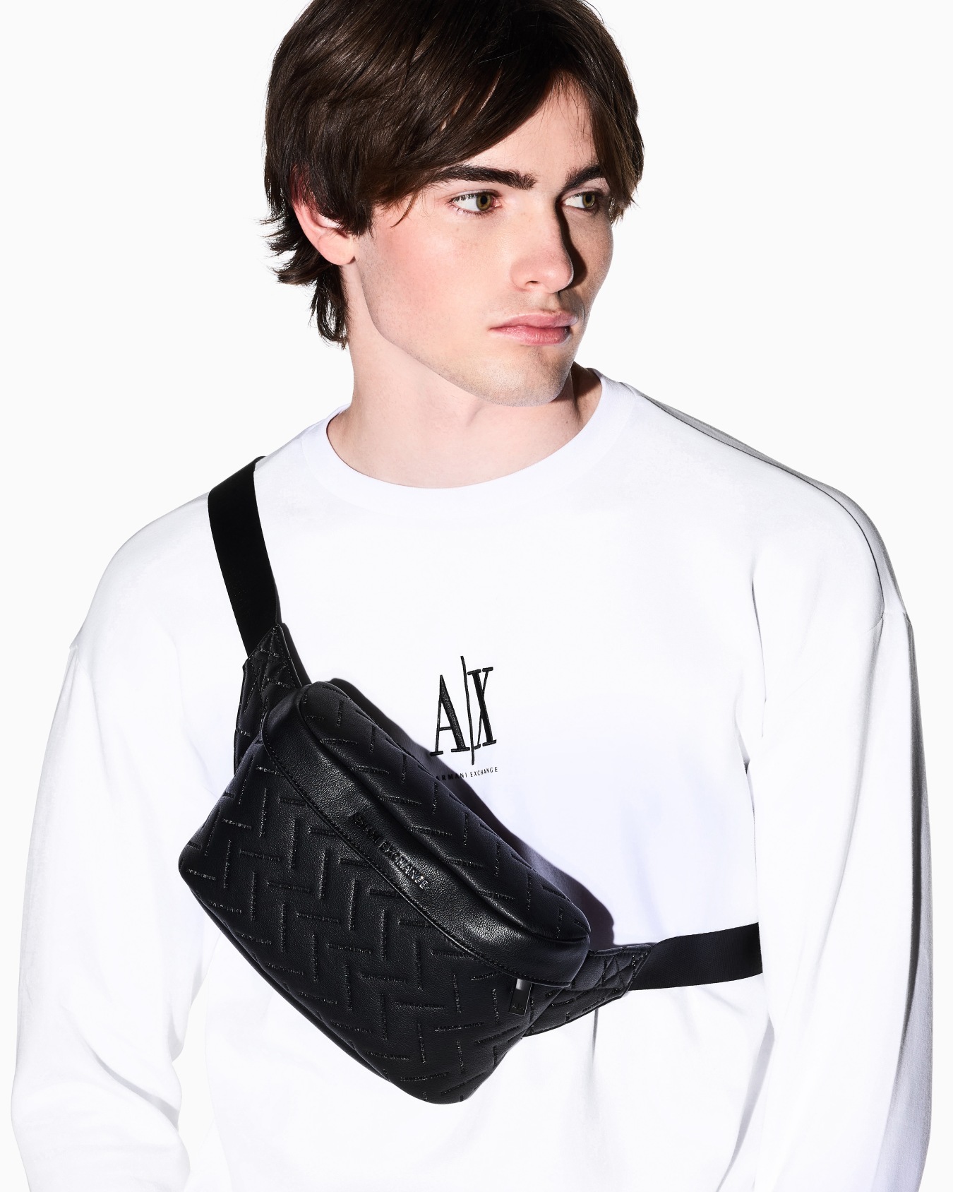 デボスロゴ ウエストバッグ スライドする 5