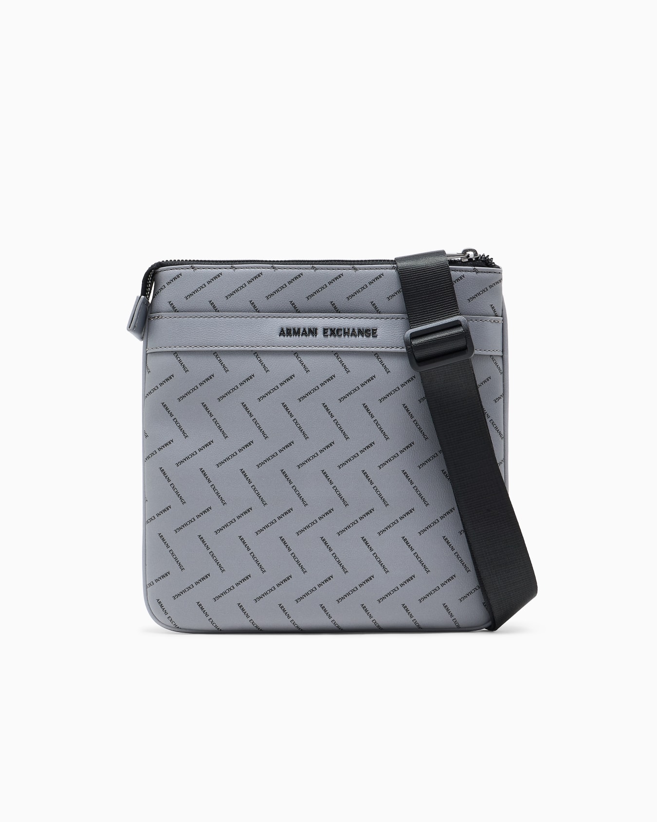 オールオーバーロゴ フラットショルダーバッグ スライドする 0