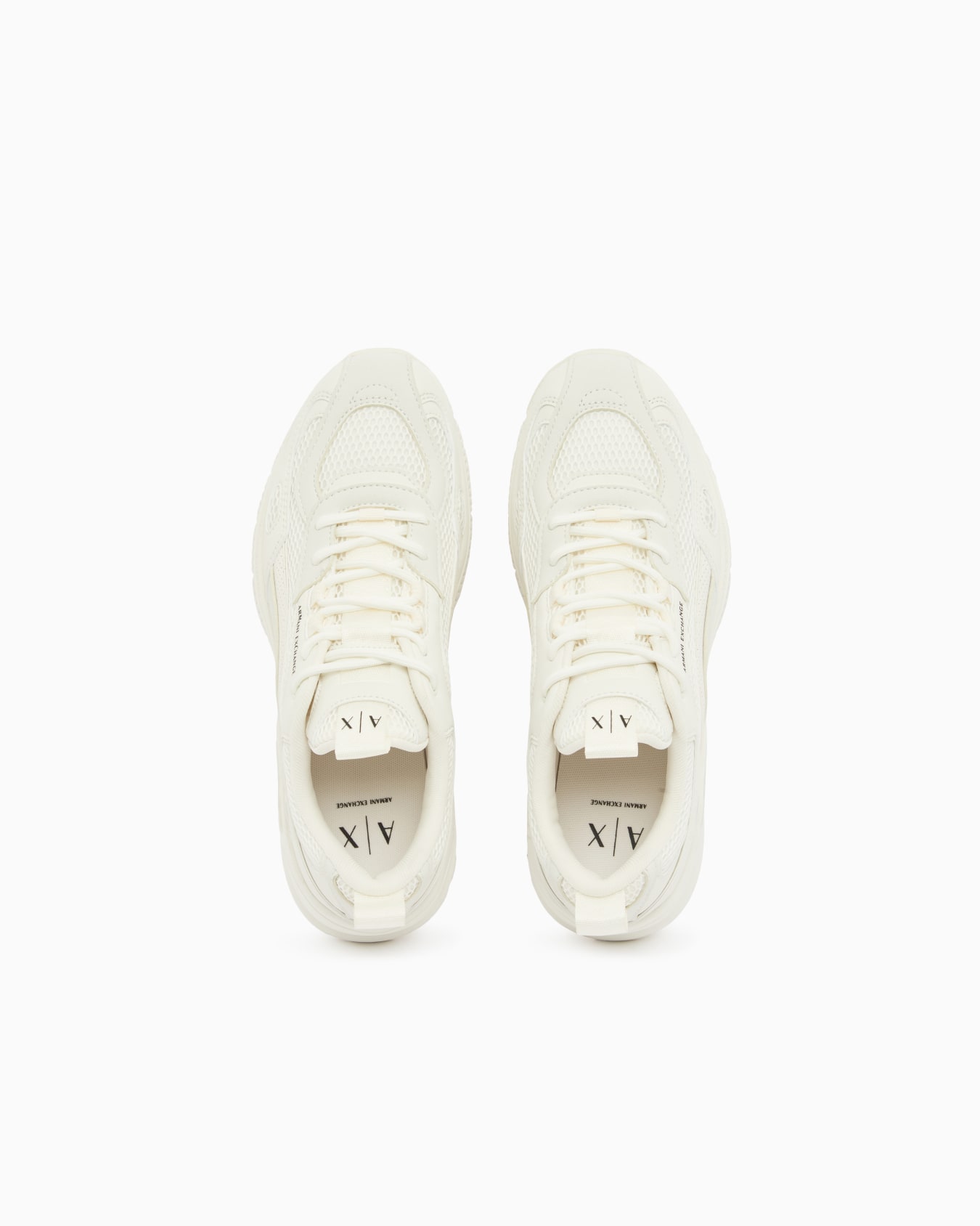 Urban Luxe Sneakers Mixed Suede and Air Mesh Slide 2