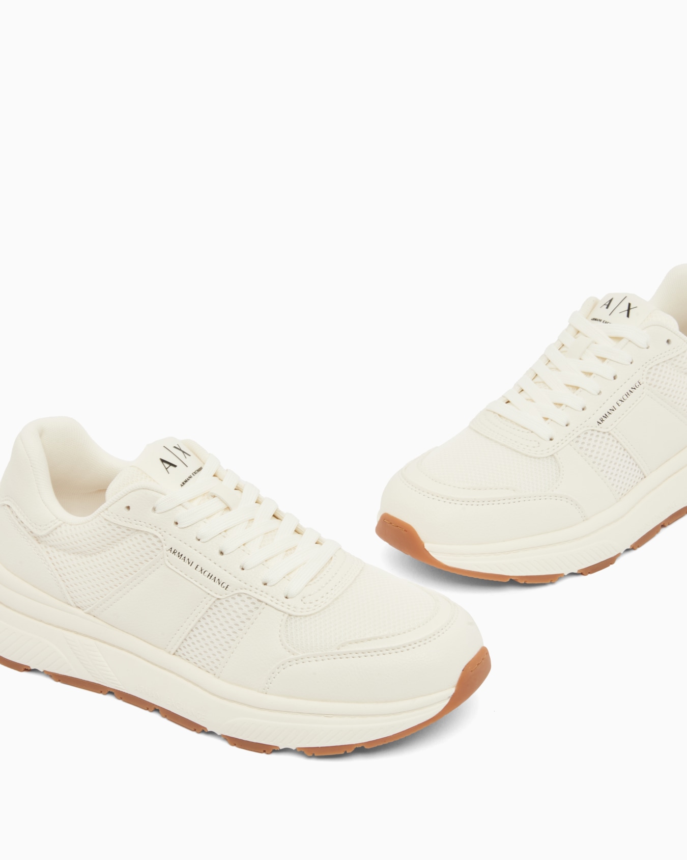 Urban Minimal Sneakers in Synthetic Leather and Mesh Slide 4