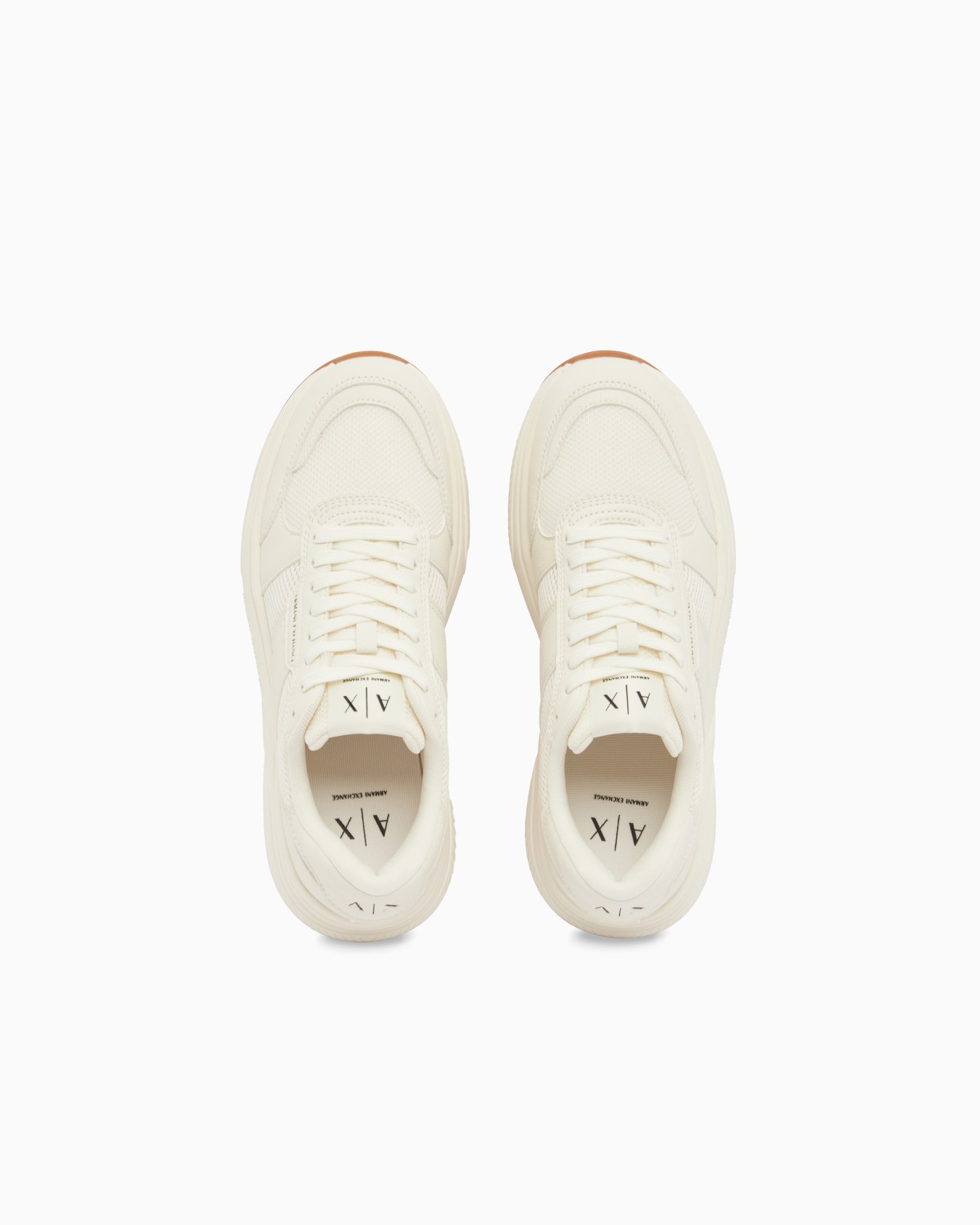 Urban Minimal Sneakers in Synthetic Leather and Mesh Slide 2