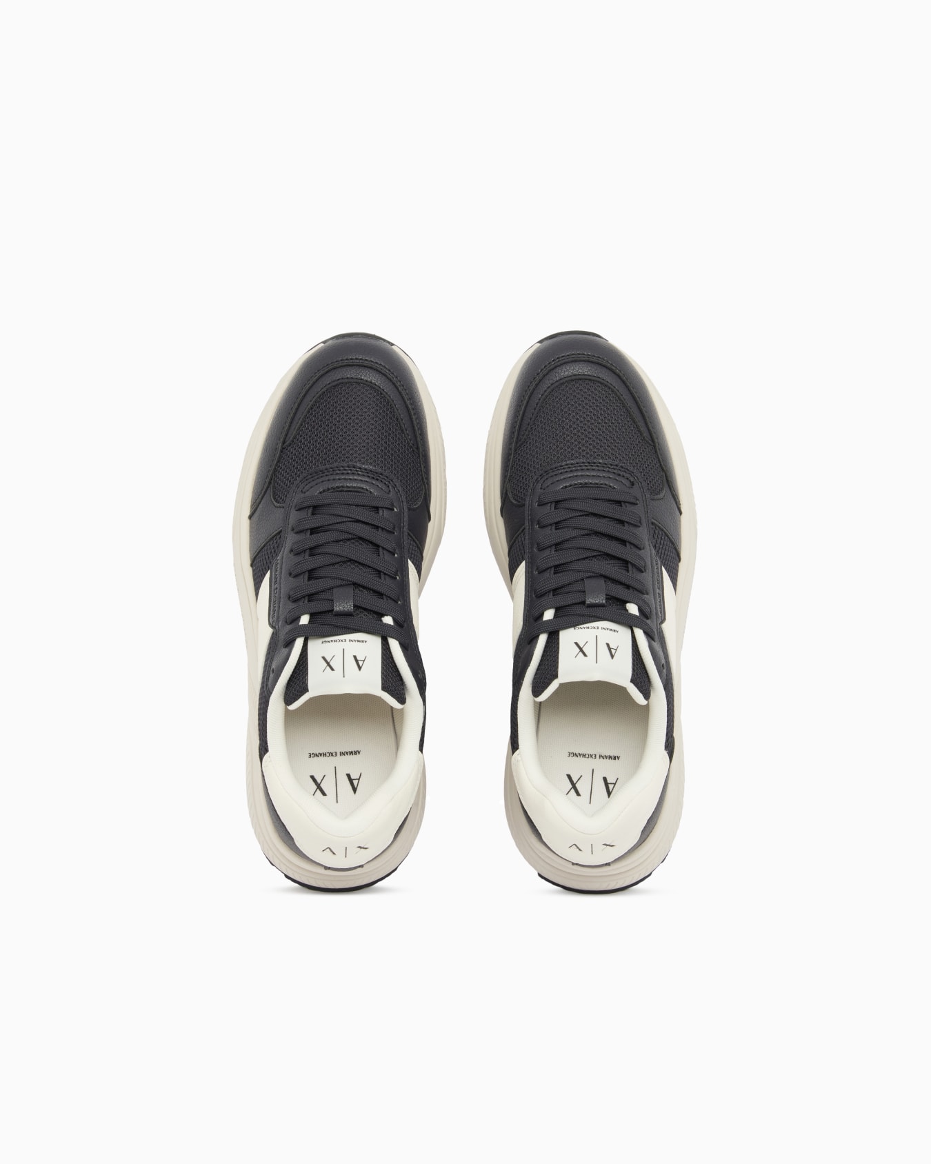 Urban Minimal Sneakers in Synthetic Leather and Mesh Slide 2