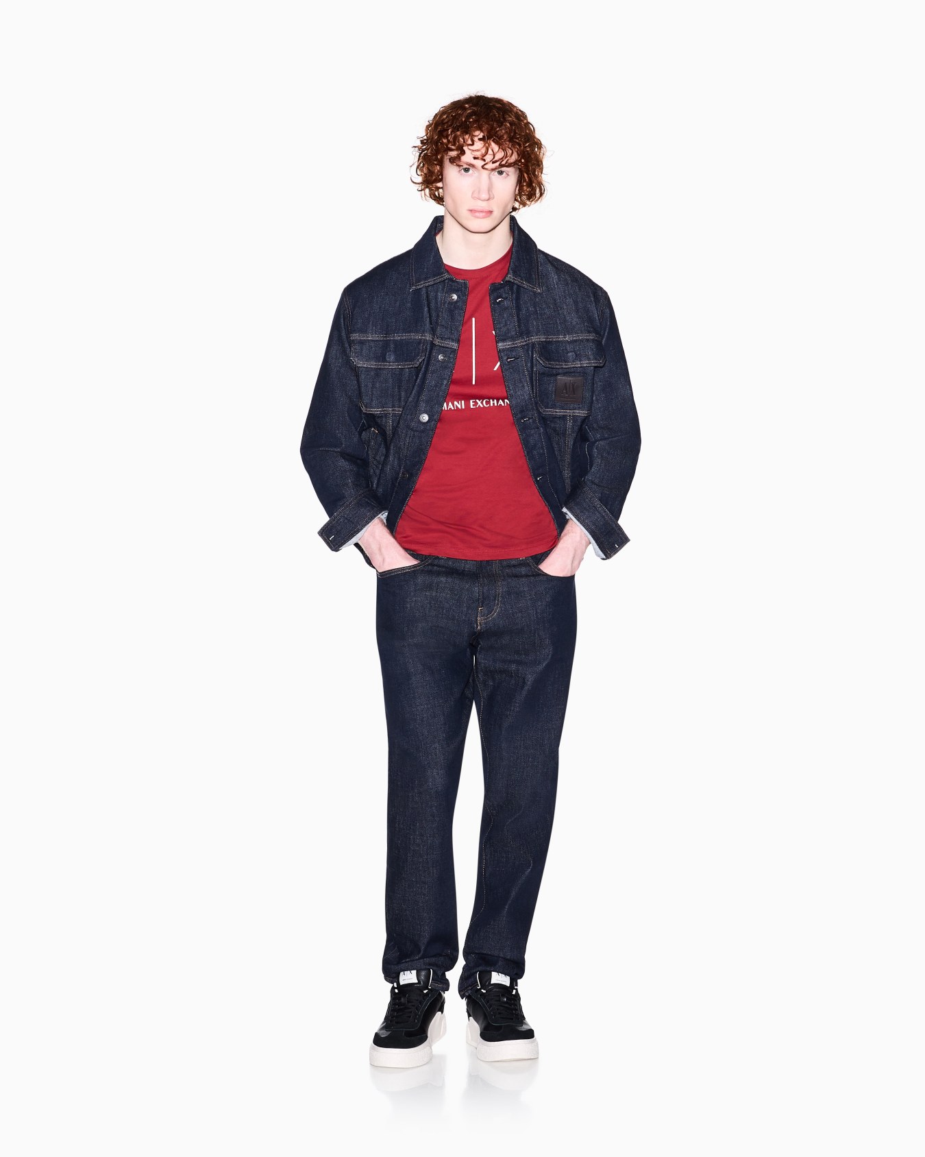 Slim fit Cotton T-shirt Slide 1