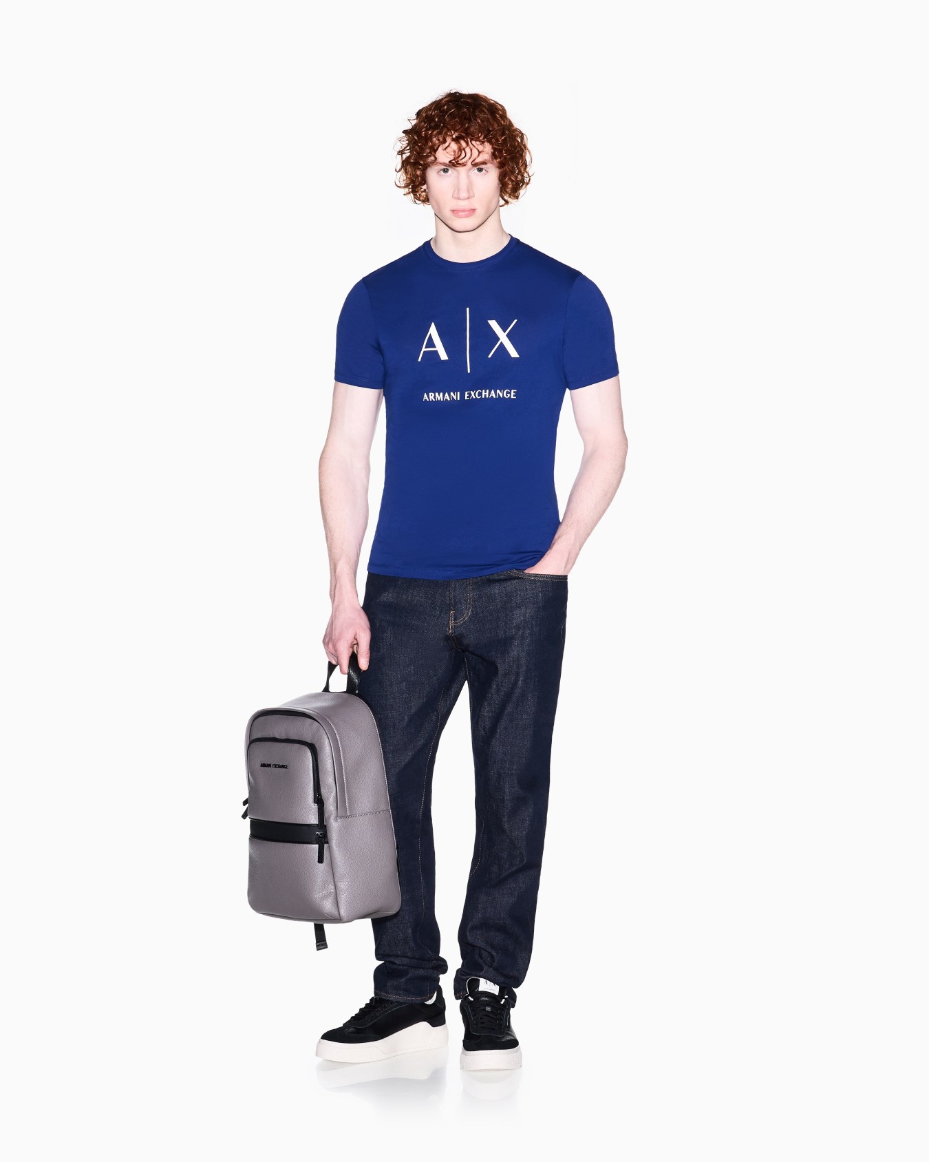 Slim fit Cotton T-shirt Slide 1