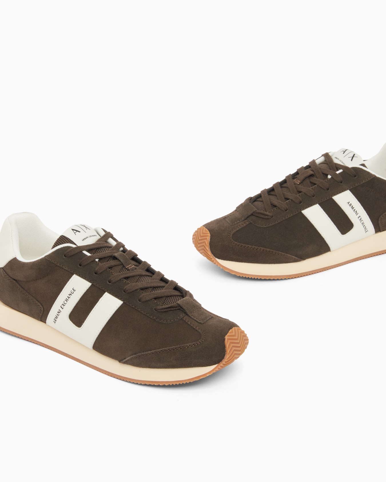 AXロゴ スエード レースアップスニーカー スライドする 4