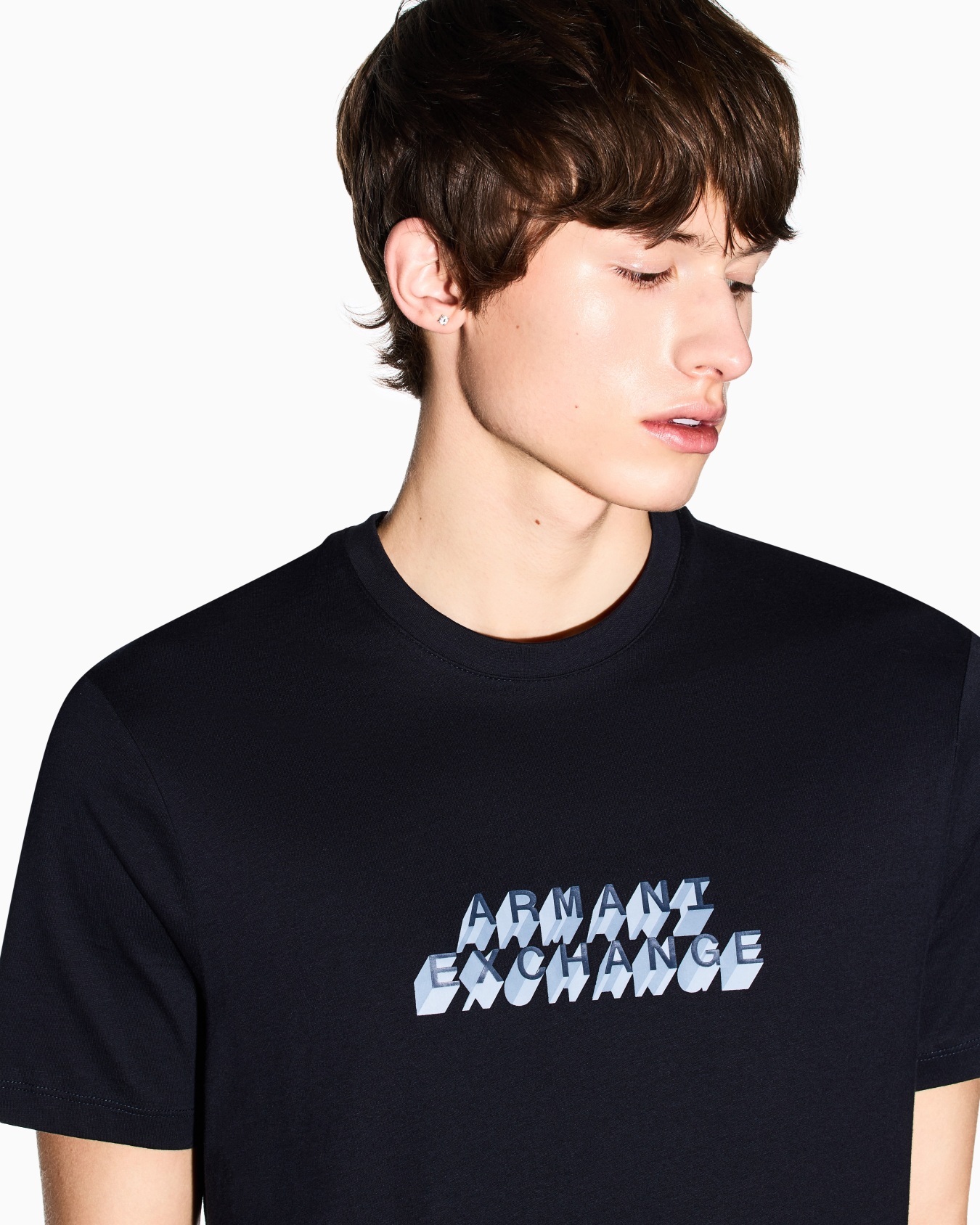 Slim fit Cotton T-shirt Slide 4