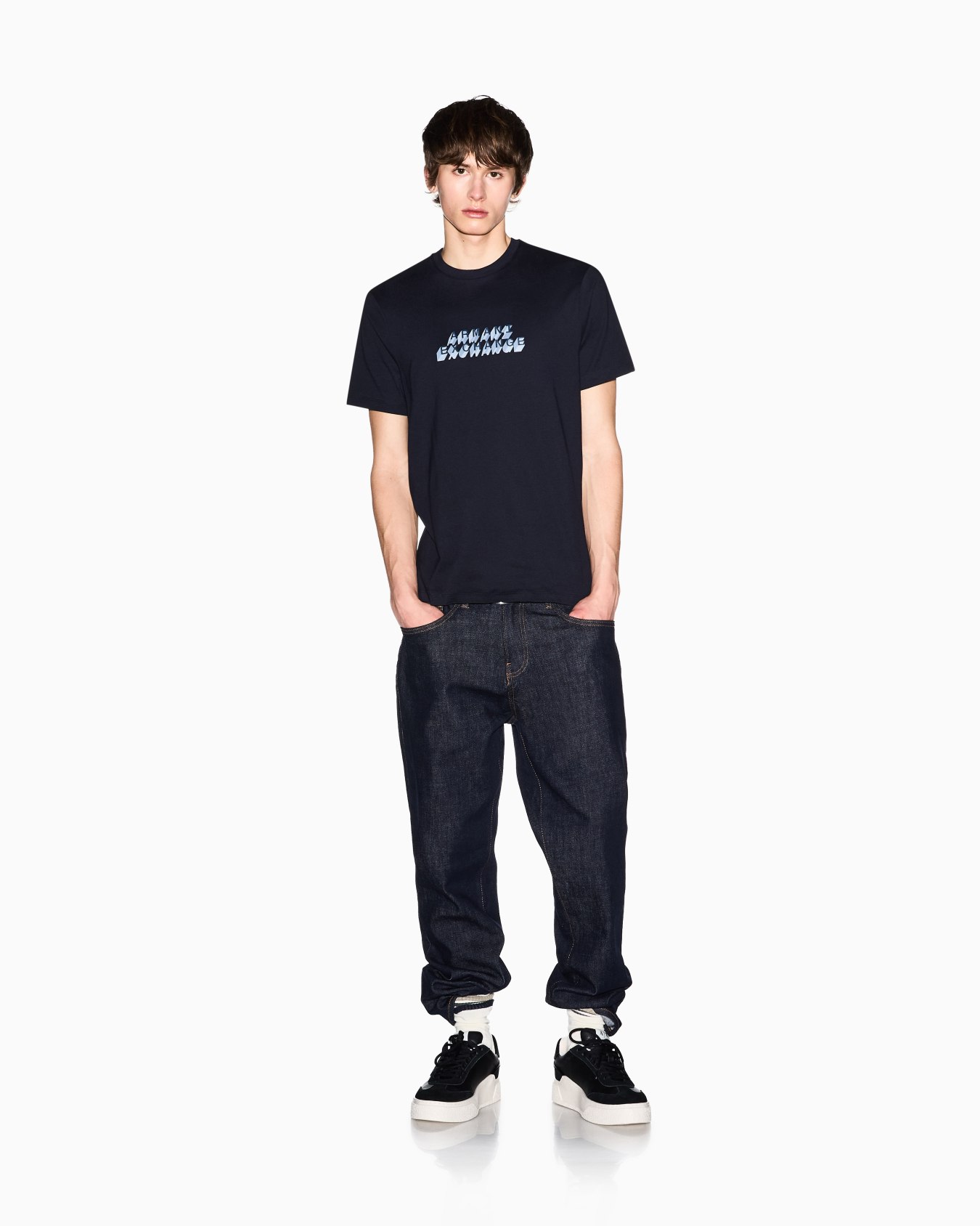 Slim fit Cotton T-shirt Slide 1