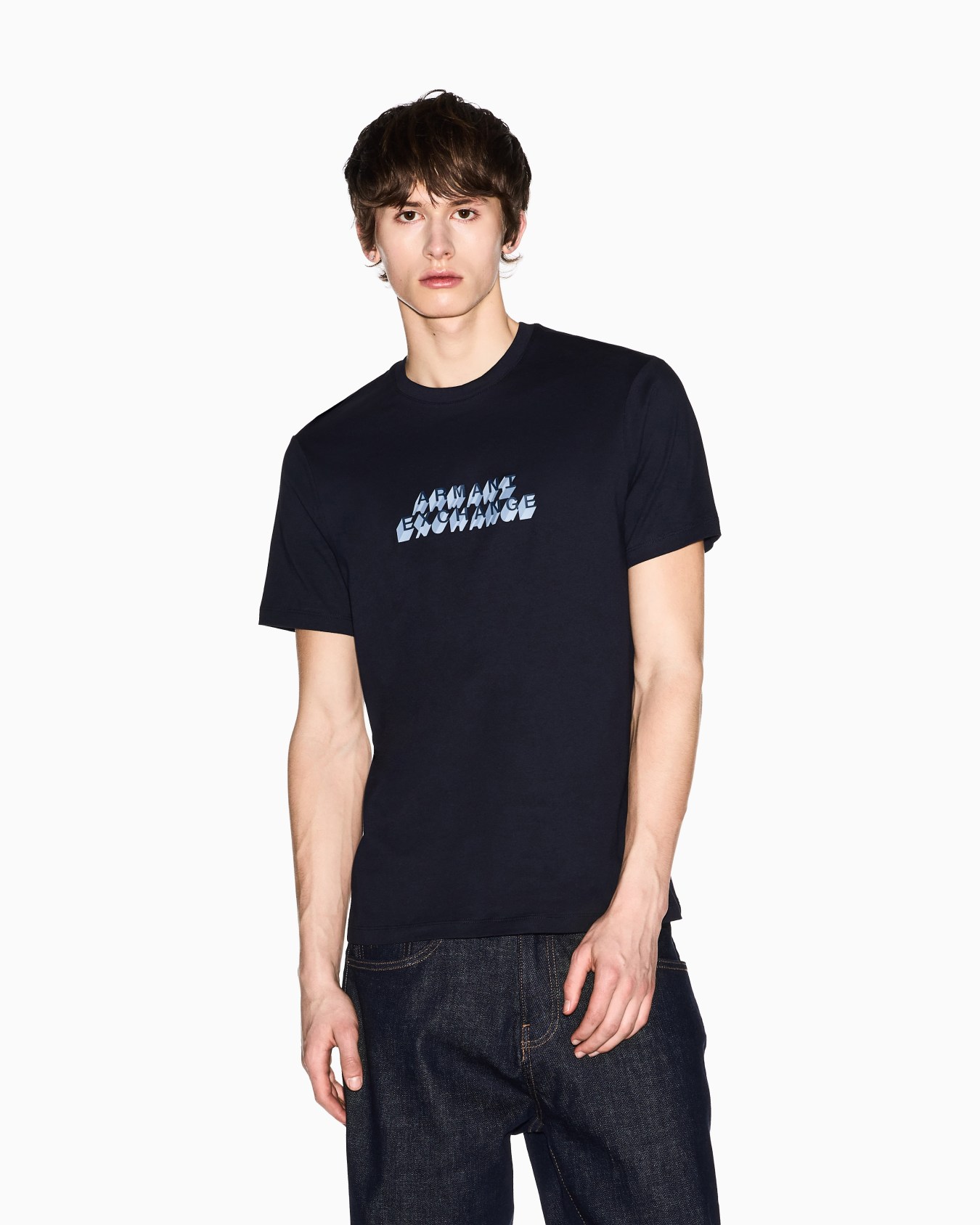 Slim fit Cotton T-shirt Slide 3